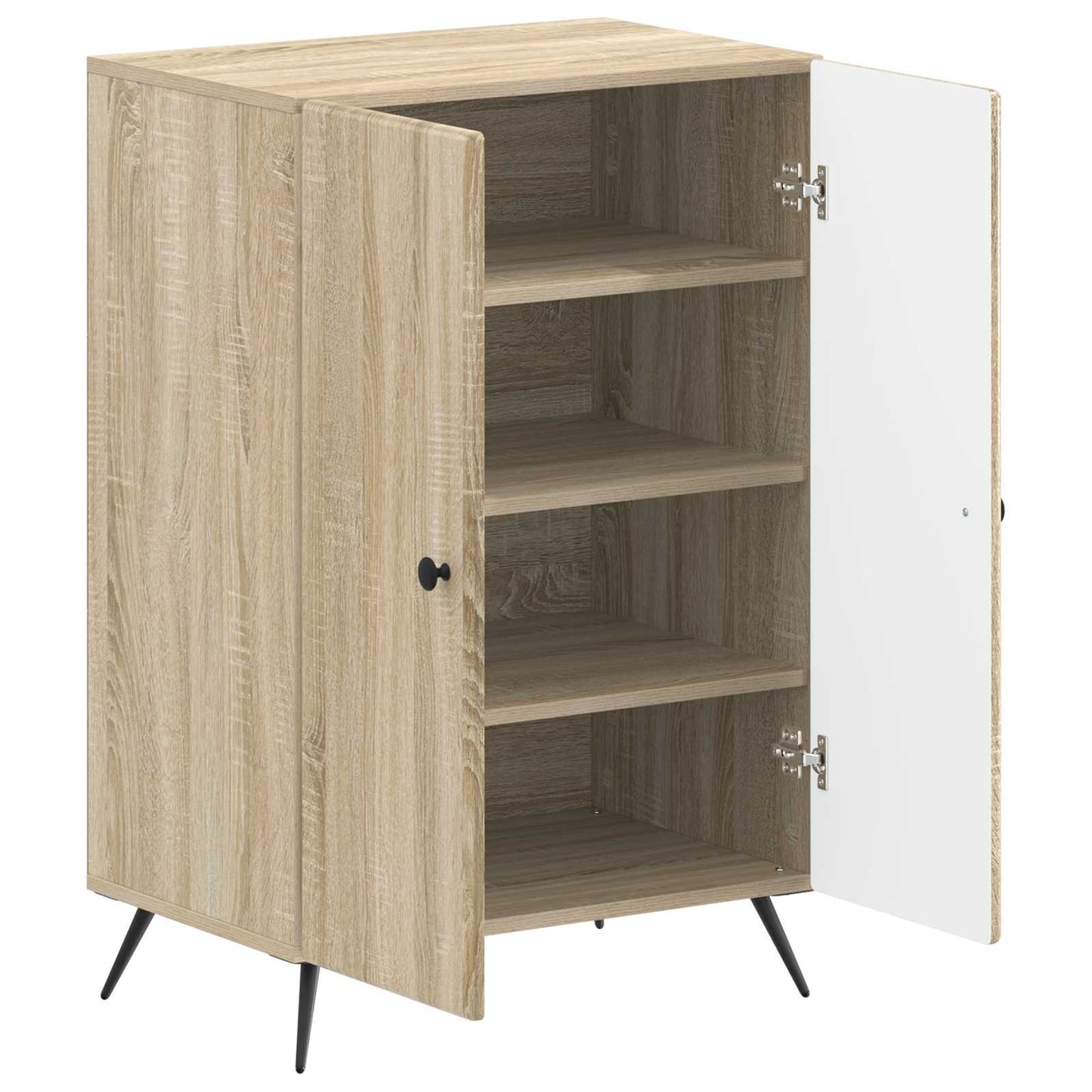 Cipőszekrény BREDA 59,5 x 39,5 x 90 cm Szerelt Fa Sonoma Tölgy