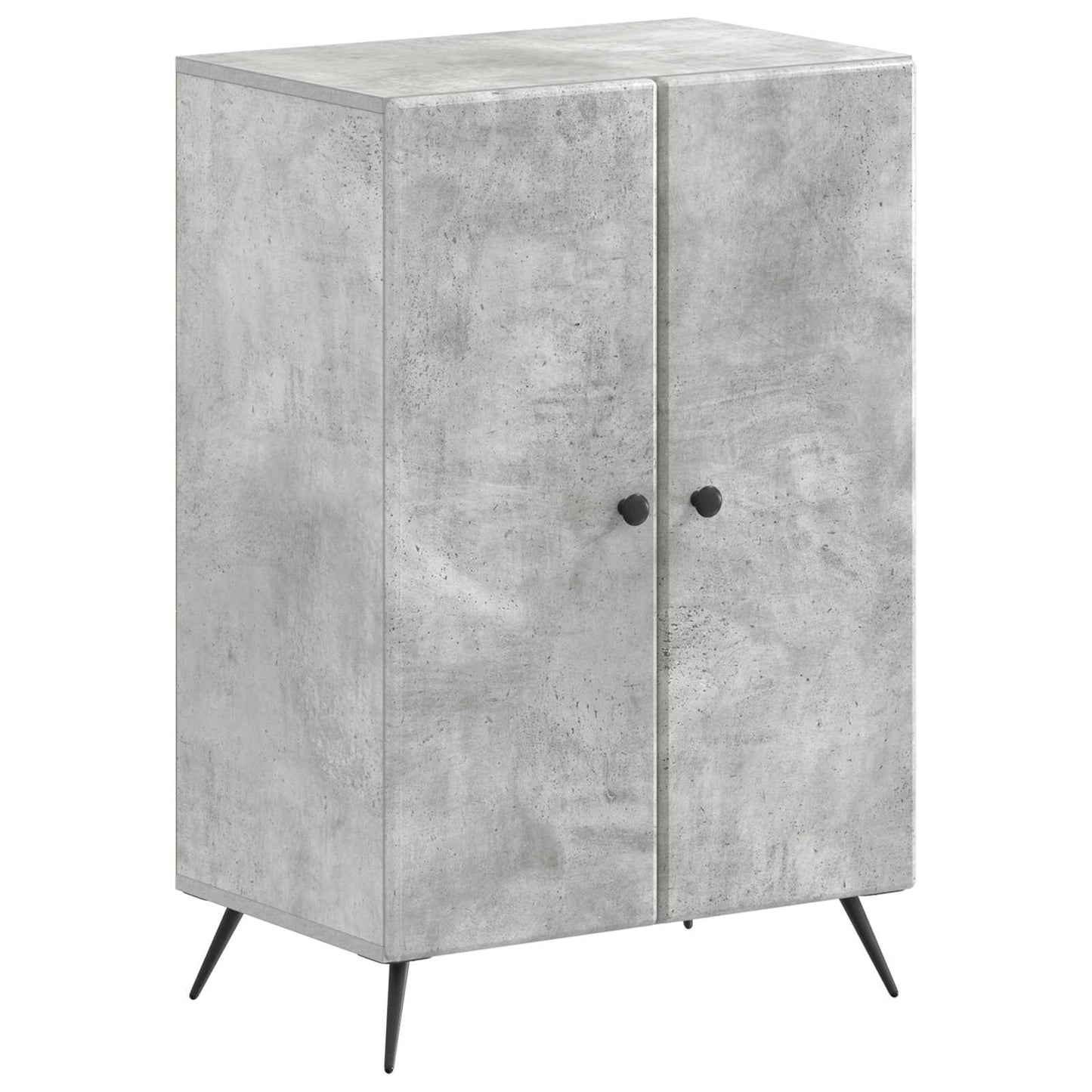 Cipőszekrény BREDA 59,5 x 39,5 x 90 cm Szerelt Fa Betonszürke