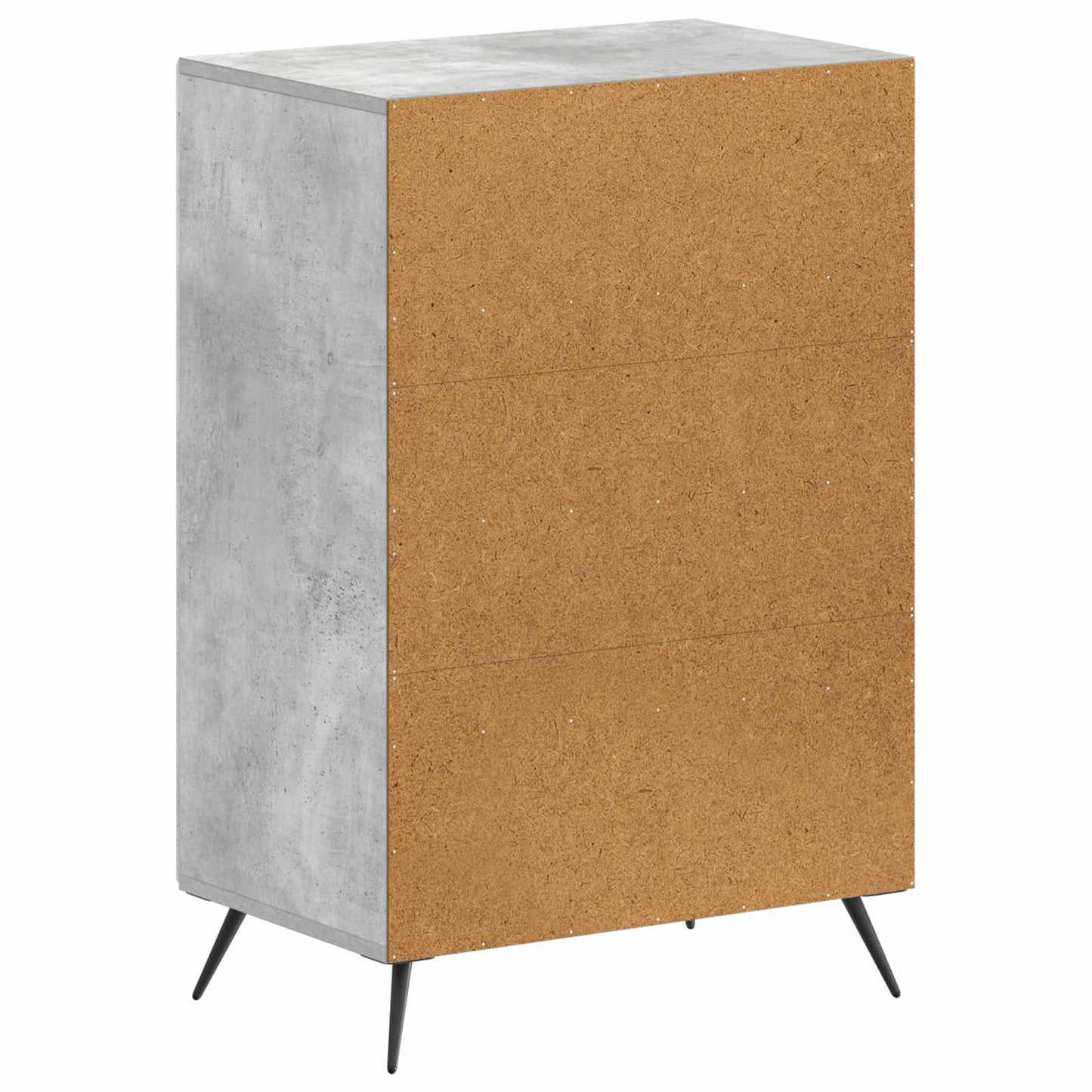 Cipőszekrény BREDA 59,5 x 39,5 x 90 cm Szerelt Fa Betonszürke