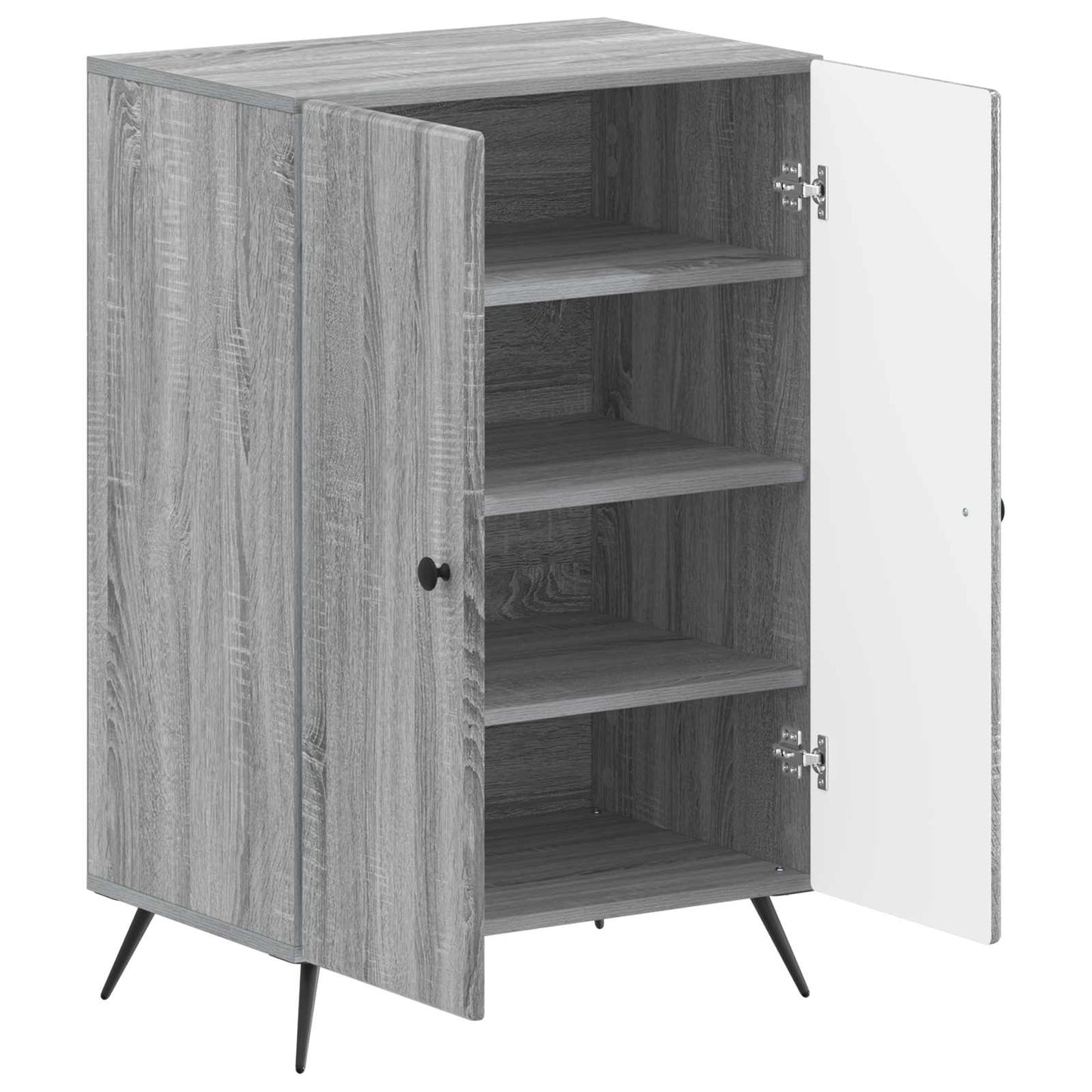 Cipőszekrény BREDA 59,5 x 39,5 x 90 cm Szerelt Fa Szürke Sonoma