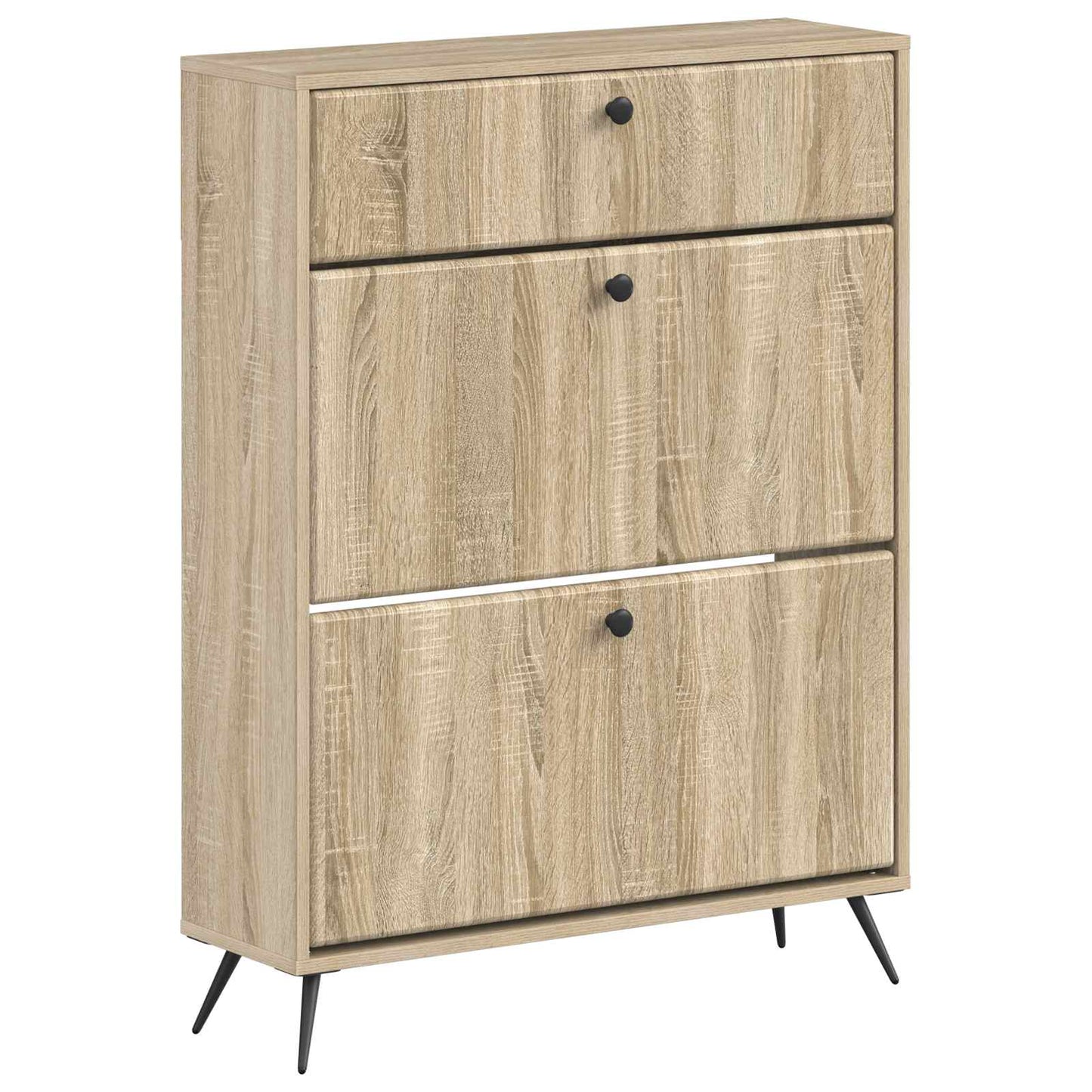 Cipőszekrény BREDA 78 x 24 x 103 cm Szerelt Fa Sonoma Tölgy