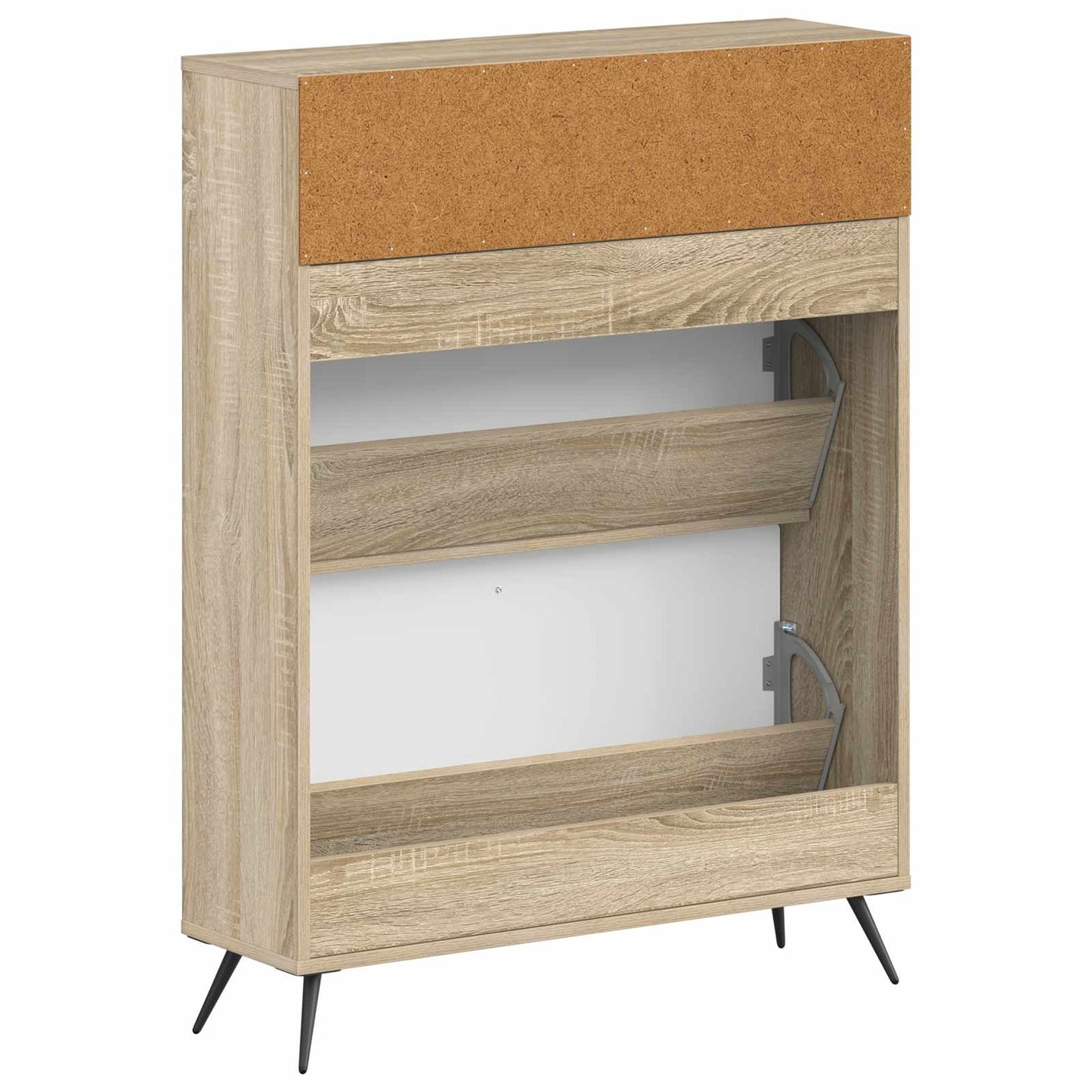 Cipőszekrény BREDA 78 x 24 x 103 cm Szerelt Fa Sonoma Tölgy