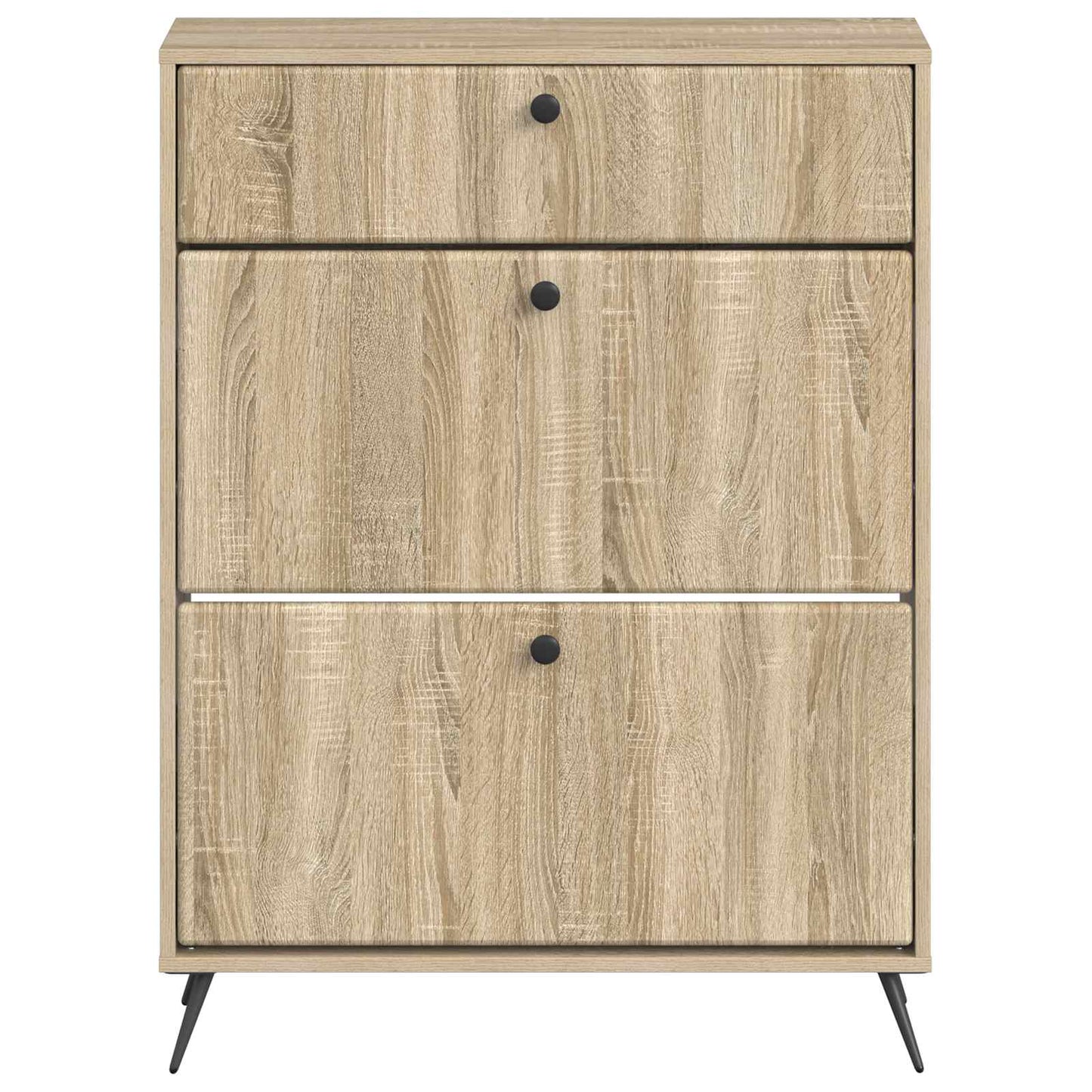 Cipőszekrény BREDA 78 x 24 x 103 cm Szerelt Fa Sonoma Tölgy