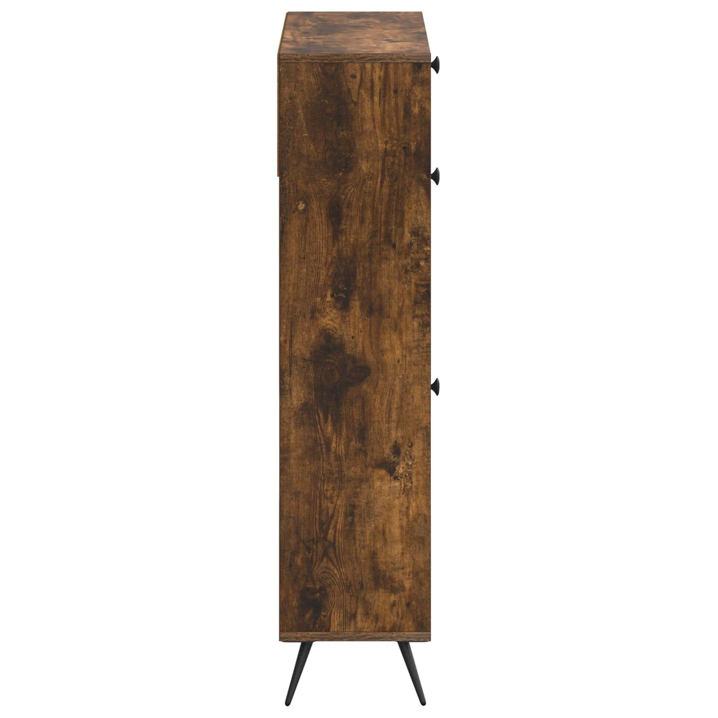 Cipőszekrény BREDA 78 x 24 x 103 cm Szerelt Fa Füstös Tölgy
