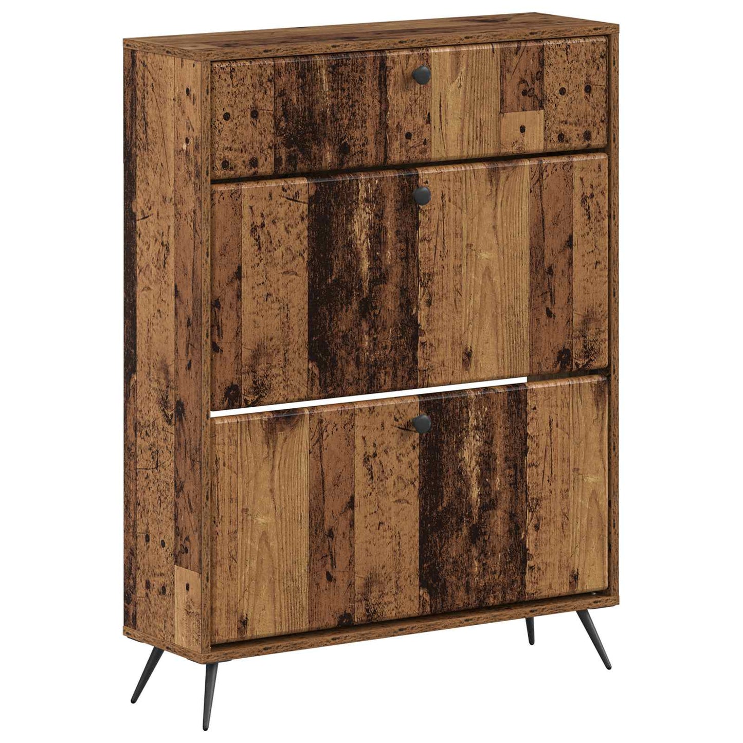 Cipőszekrény BREDA 78 x 24 x 103 cm Szerelt Fa Antik Fa
