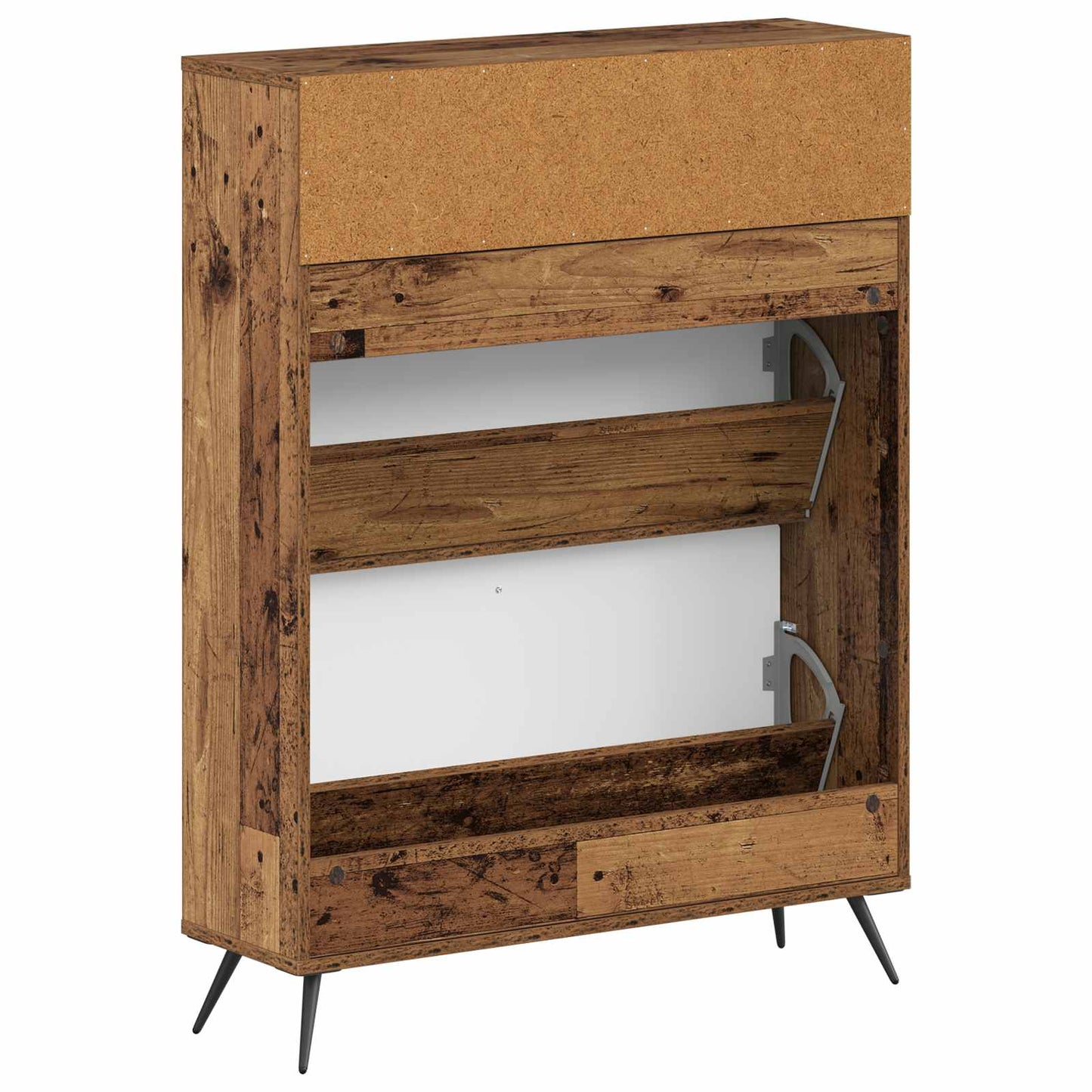 Cipőszekrény BREDA 78 x 24 x 103 cm Szerelt Fa Antik Fa