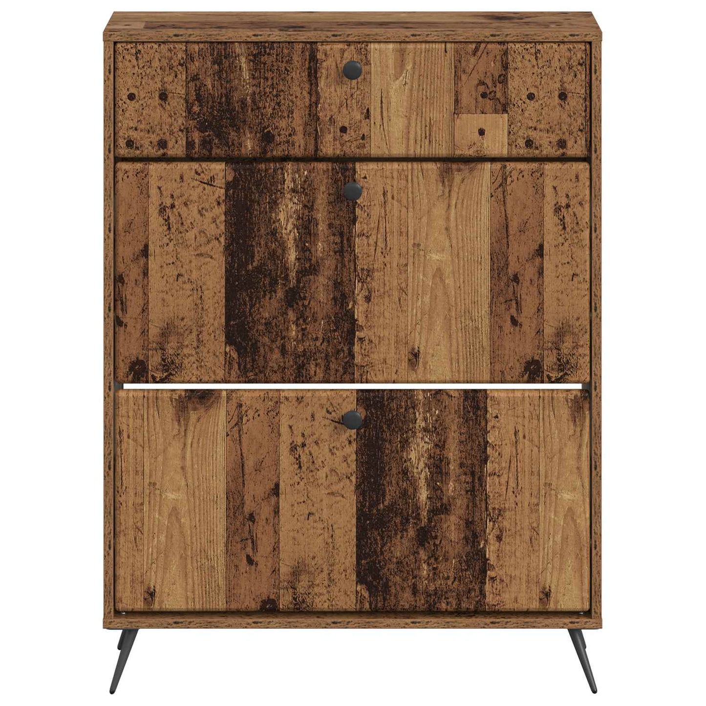 Cipőszekrény BREDA 78 x 24 x 103 cm Szerelt Fa Antik Fa