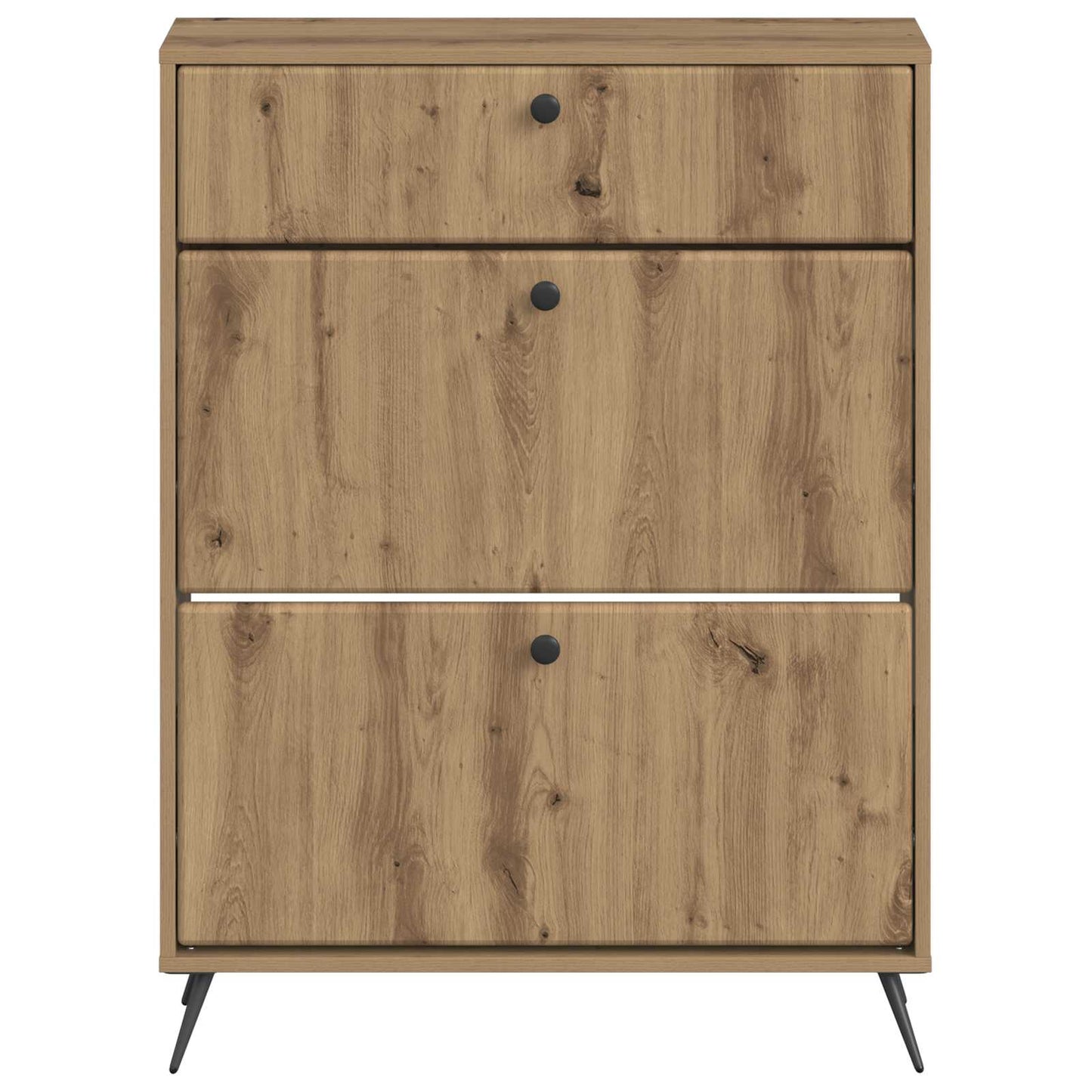 Cipőszekrény BREDA 78 x 24 x 103 cm Szerelt Fa Kézműves Tölgy