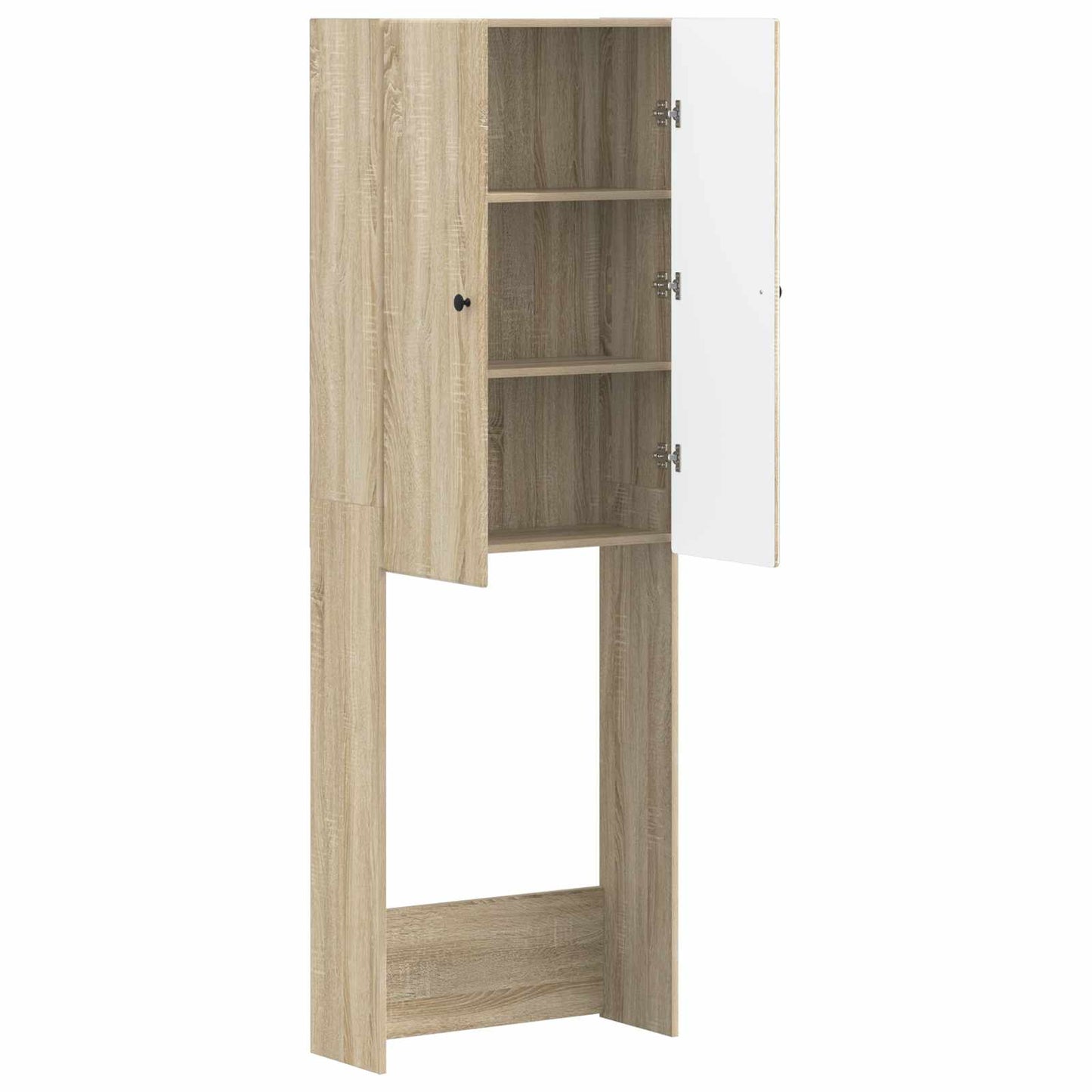 WC Szekrény BREDA Sonoma Tölgy 66 x 25,5 x 190 cm Szerelt Fa