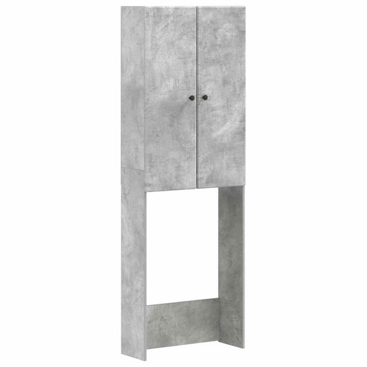 WC Szekrény BREDA Betonszürke 66 x 25,5 x 190 cm Szerelt Fa