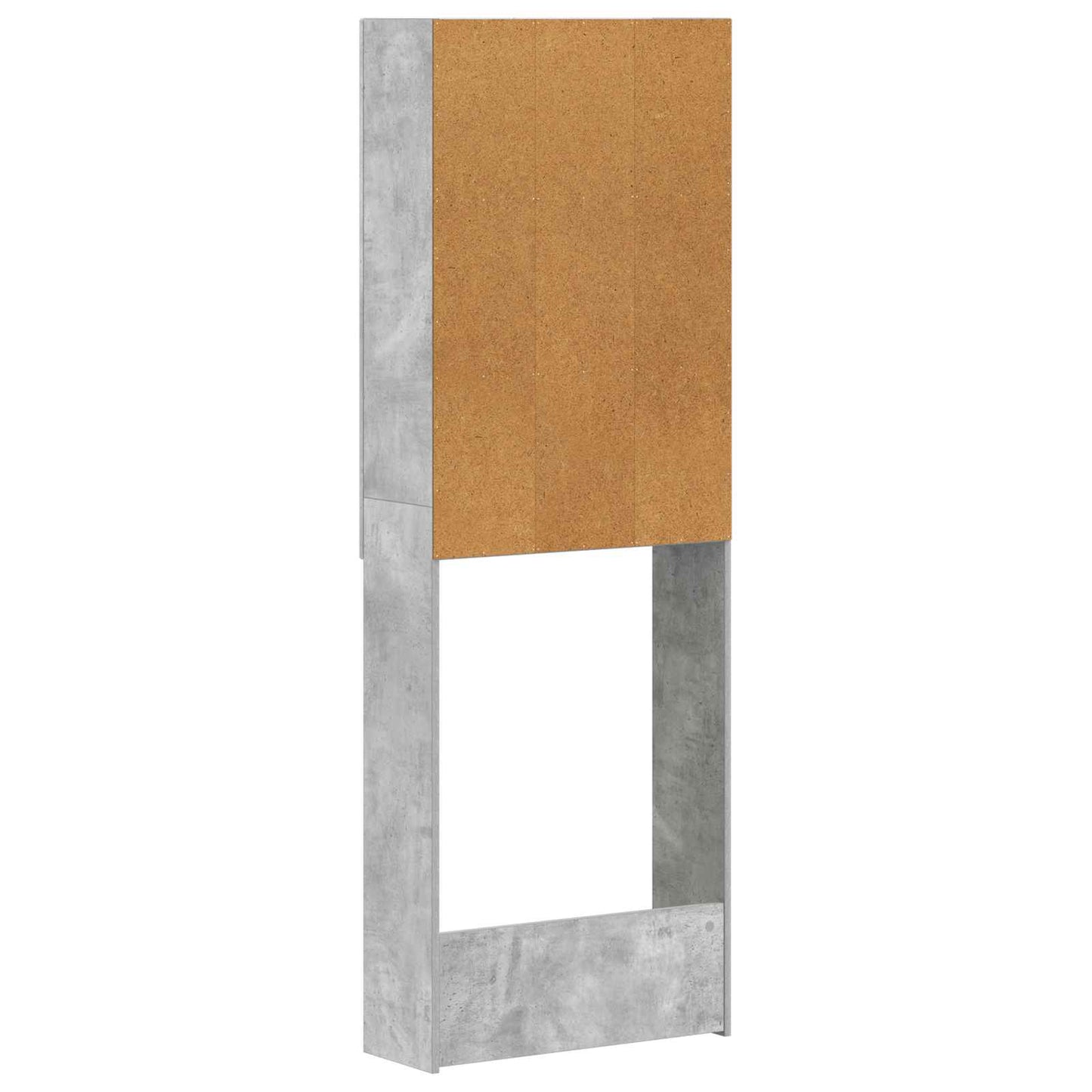 WC Szekrény BREDA Betonszürke 66 x 25,5 x 190 cm Szerelt Fa