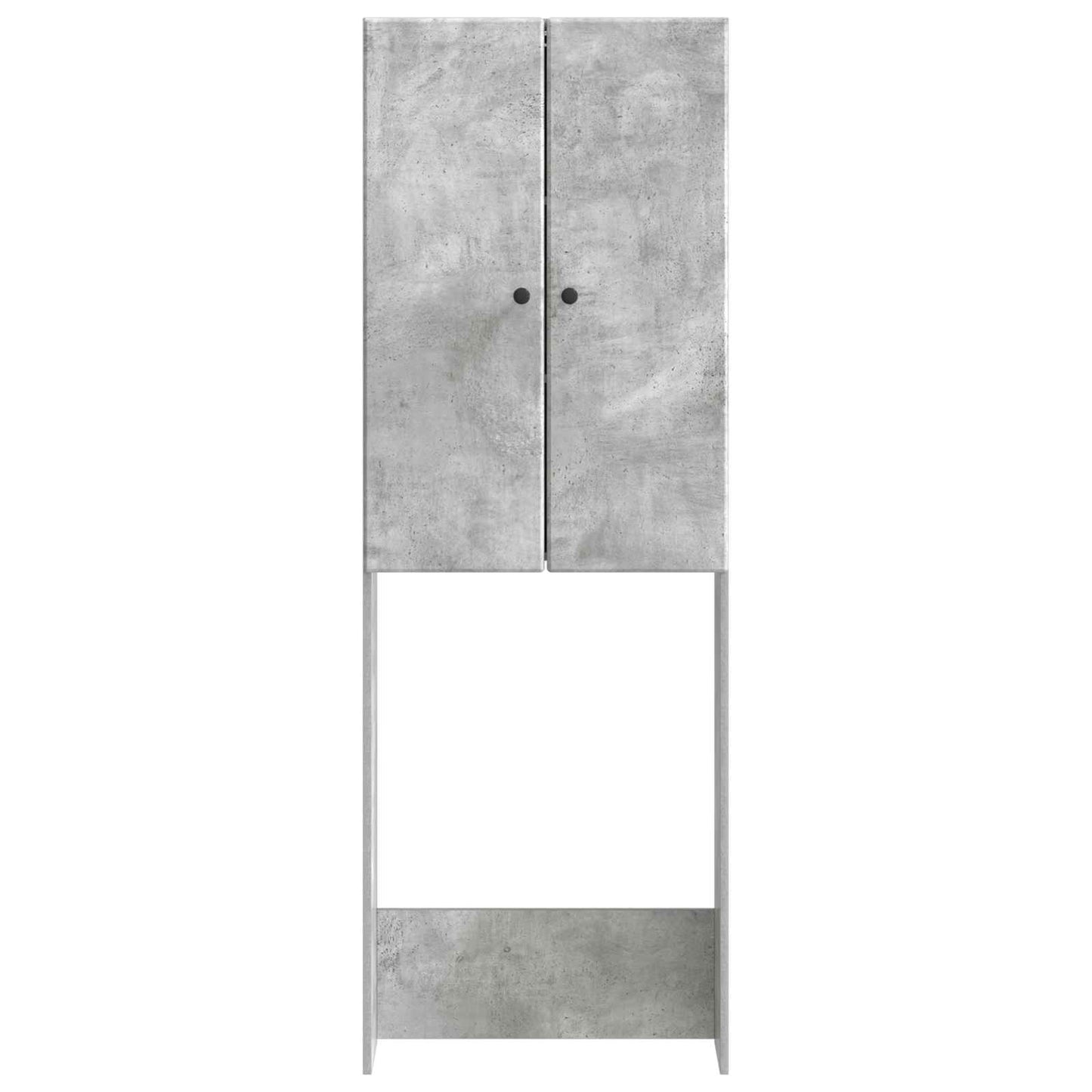 WC Szekrény BREDA Betonszürke 66 x 25,5 x 190 cm Szerelt Fa