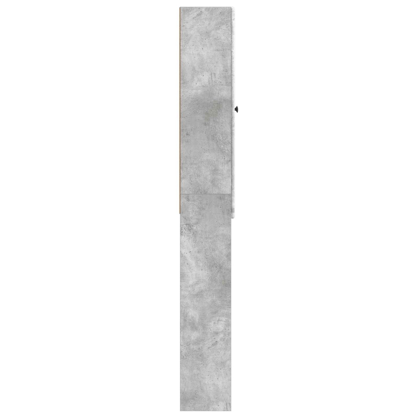 WC Szekrény BREDA Betonszürke 66 x 25,5 x 190 cm Szerelt Fa