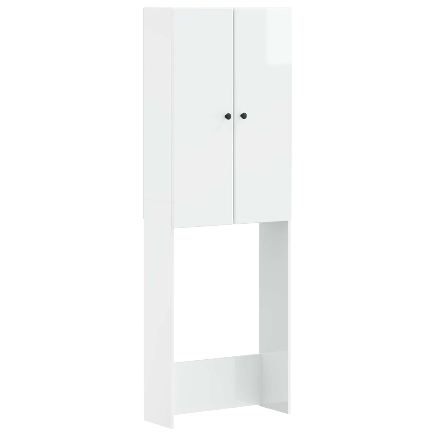 WC Szekrény BREDA Magasfényű Fehér 66 x 25,5 x 190 cm