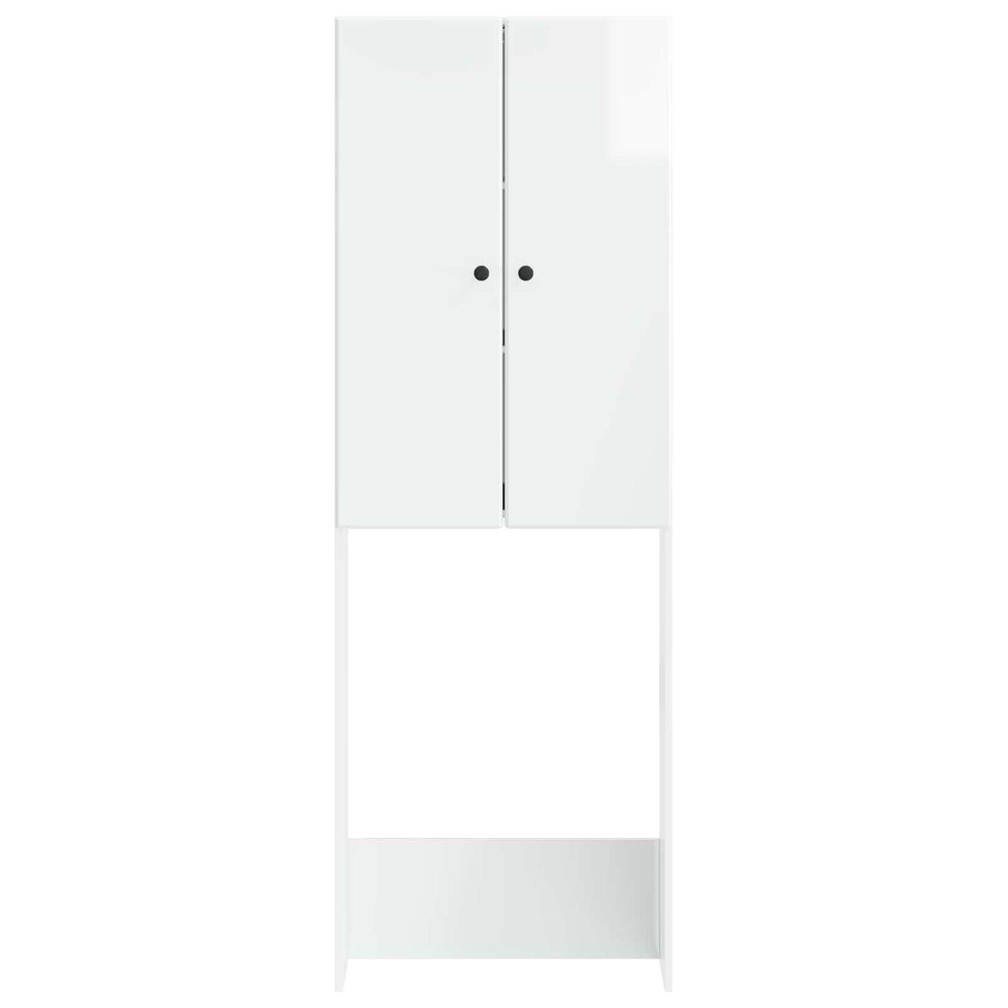 WC Szekrény BREDA Magasfényű Fehér 66 x 25,5 x 190 cm