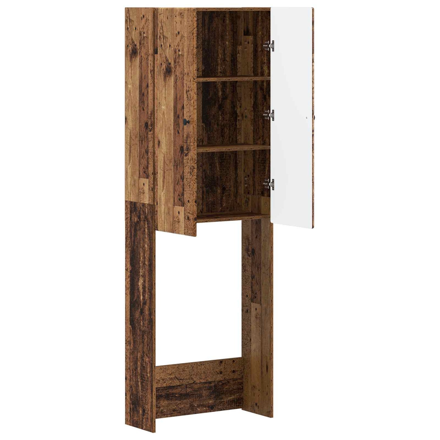 WC Szekrény BREDA Antik Fa 66 x 25,5 x 190 cm Szerelt Fa