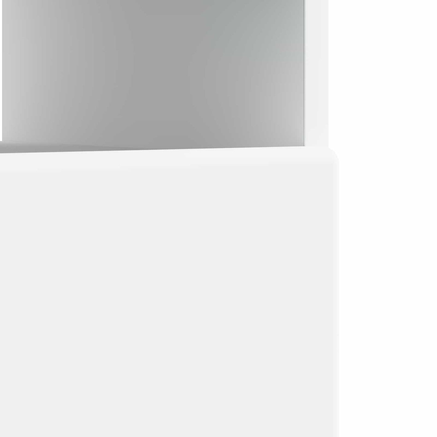 LED TV szekrény Fehér Szerelt Fa