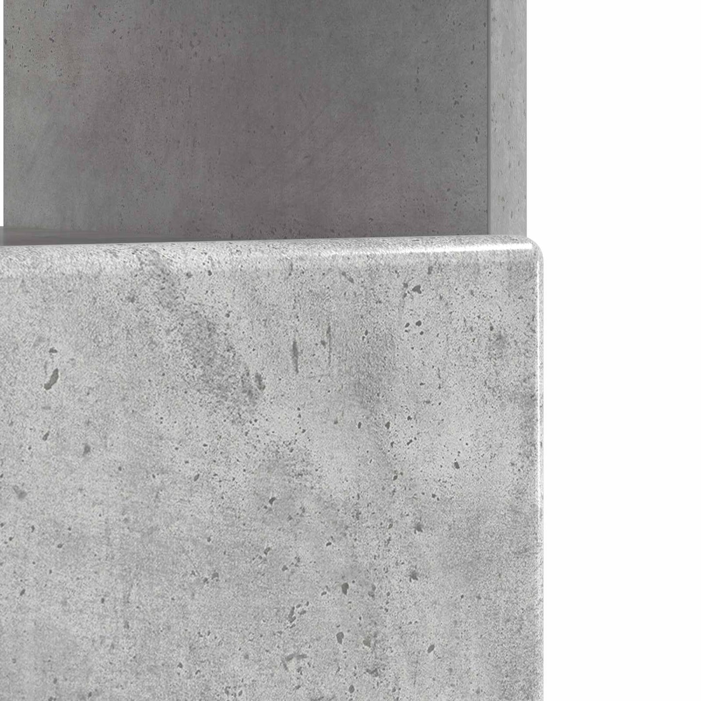 LED TV szekrény Betonszürke Szerelt Fa