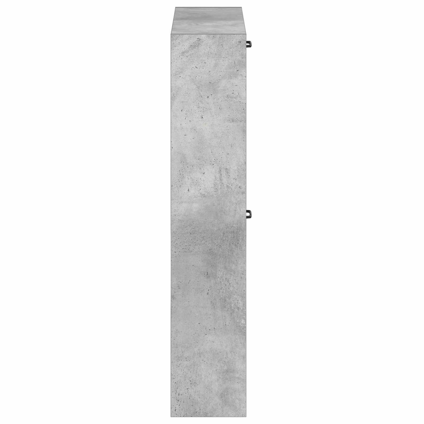 Fali Cipőtartó UTRECHT 71 x 17 x 86 cm Szerelt Fa Betonszürke