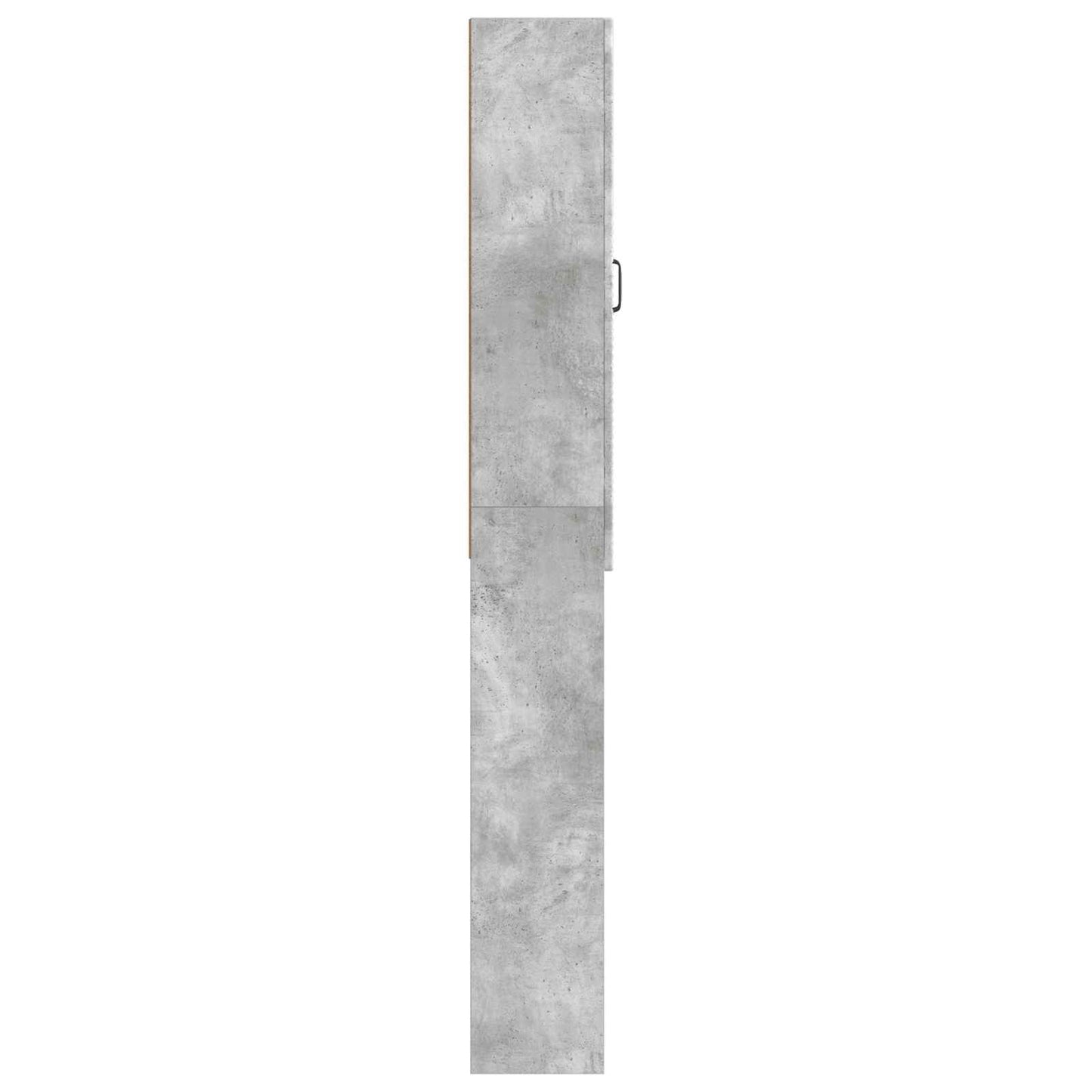 WC Szekrény UTRECHT Betonszürke 66 x 25,5 x 190 cm Szerelt Fa
