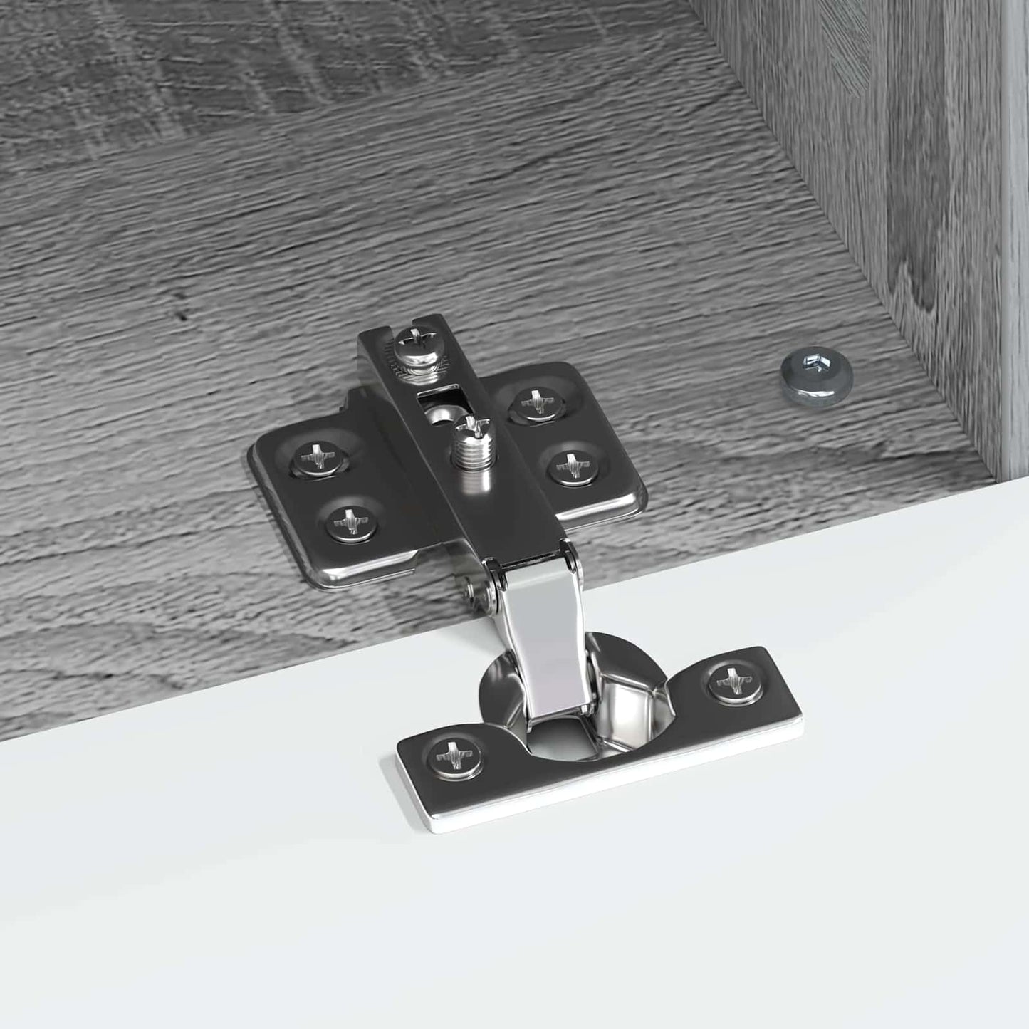 LED TV szekrény Szürke Sonoma Szerelt Fa