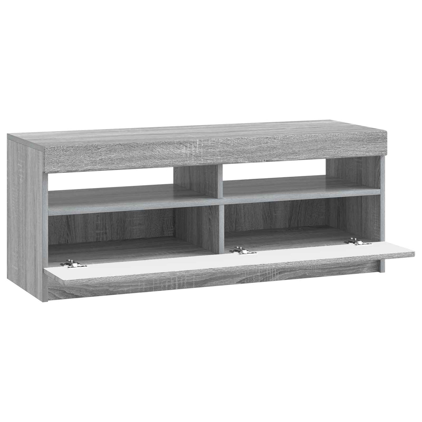 LED TV szekrény Szürke Sonoma Szerelt Fa