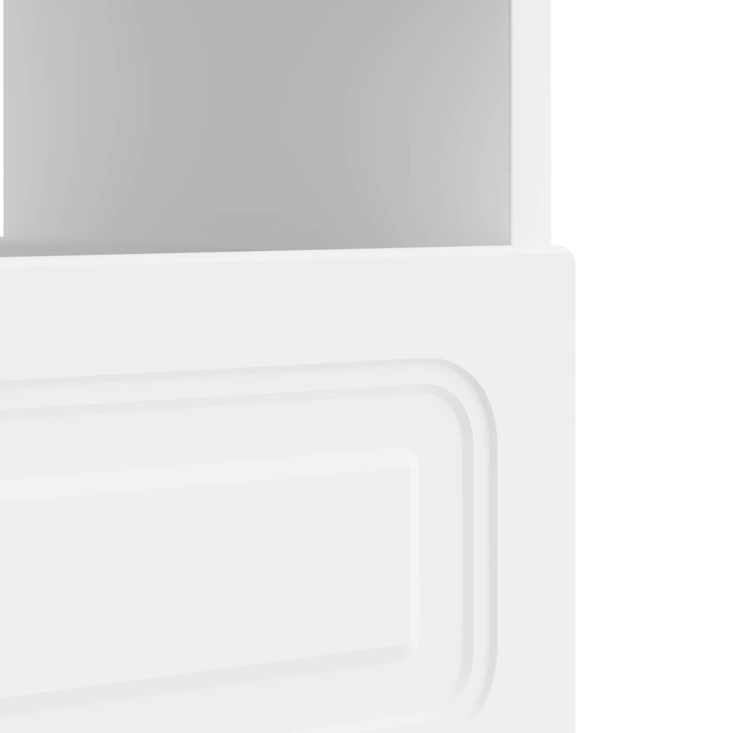 LED TV szekrény Fehér Szerelt Fa