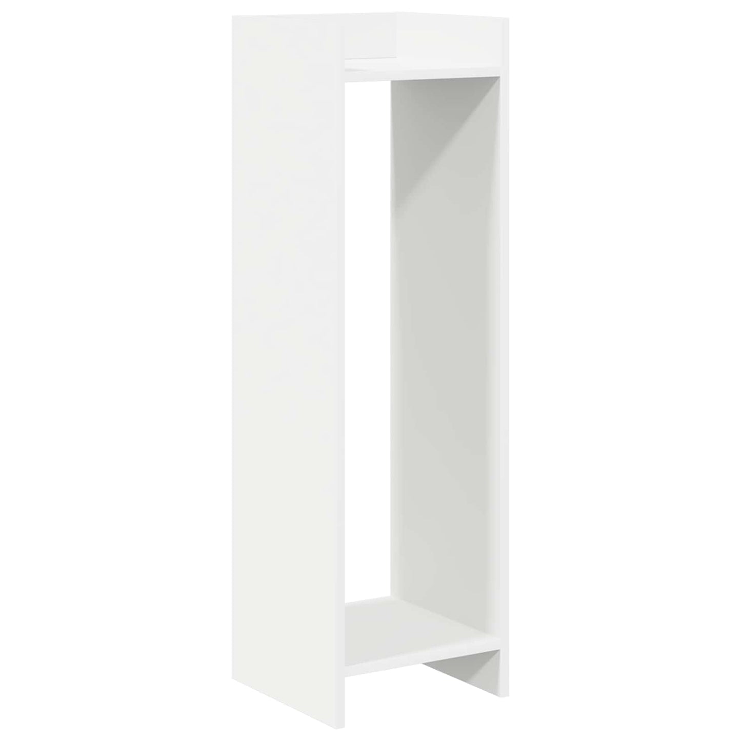 Növényállvány 2 db Fehér 30 x 30 x 100 cm Mérnöki fa