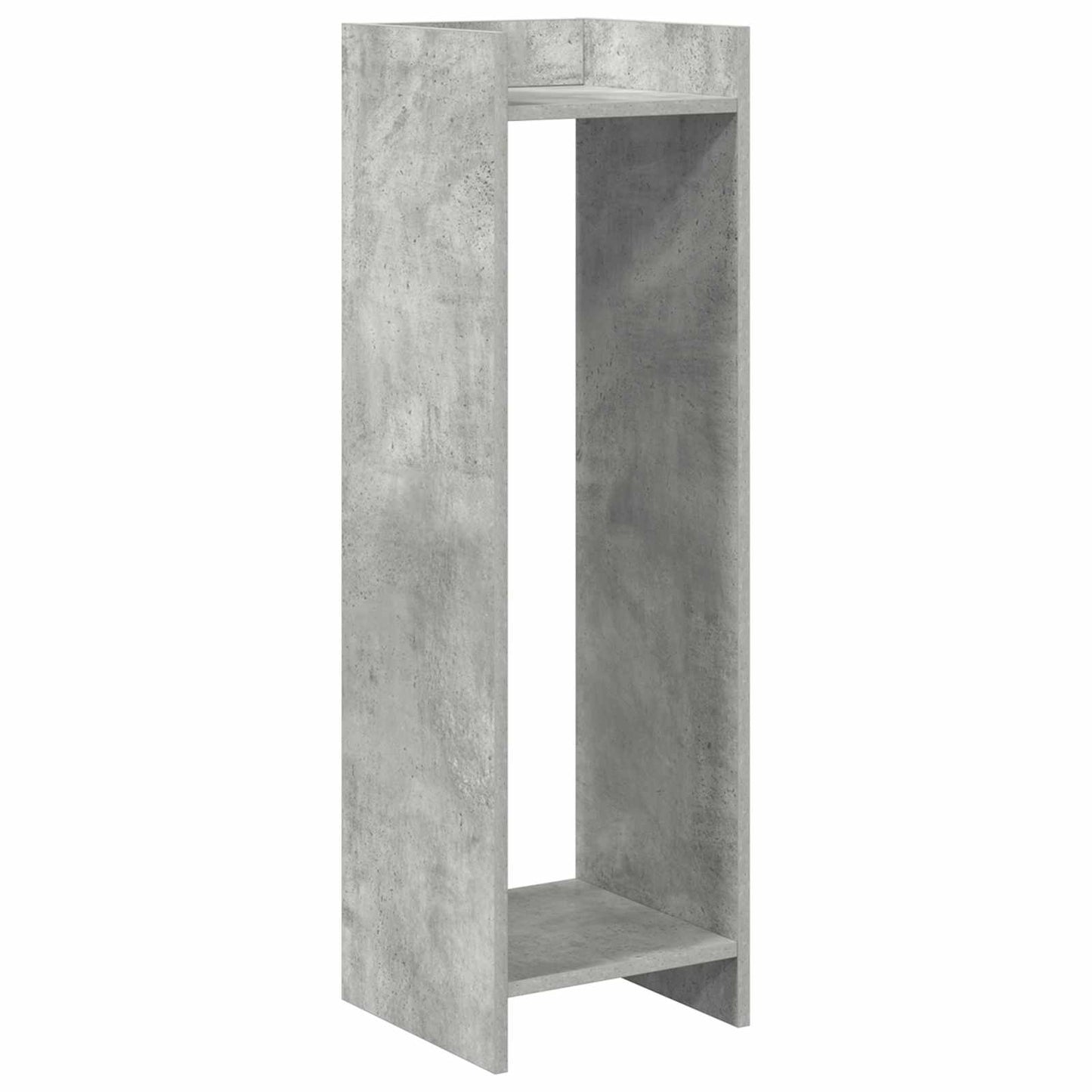 Növényállvány 2 db Beton Szürke 30 x 30 x 100 cm Mérnöki fa