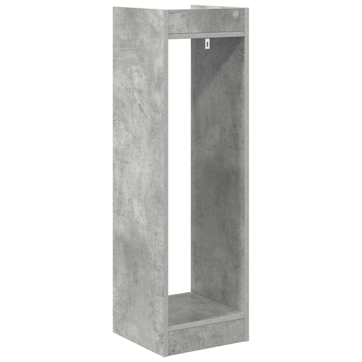 Növényállvány 2 db Beton Szürke 30 x 30 x 100 cm Mérnöki fa
