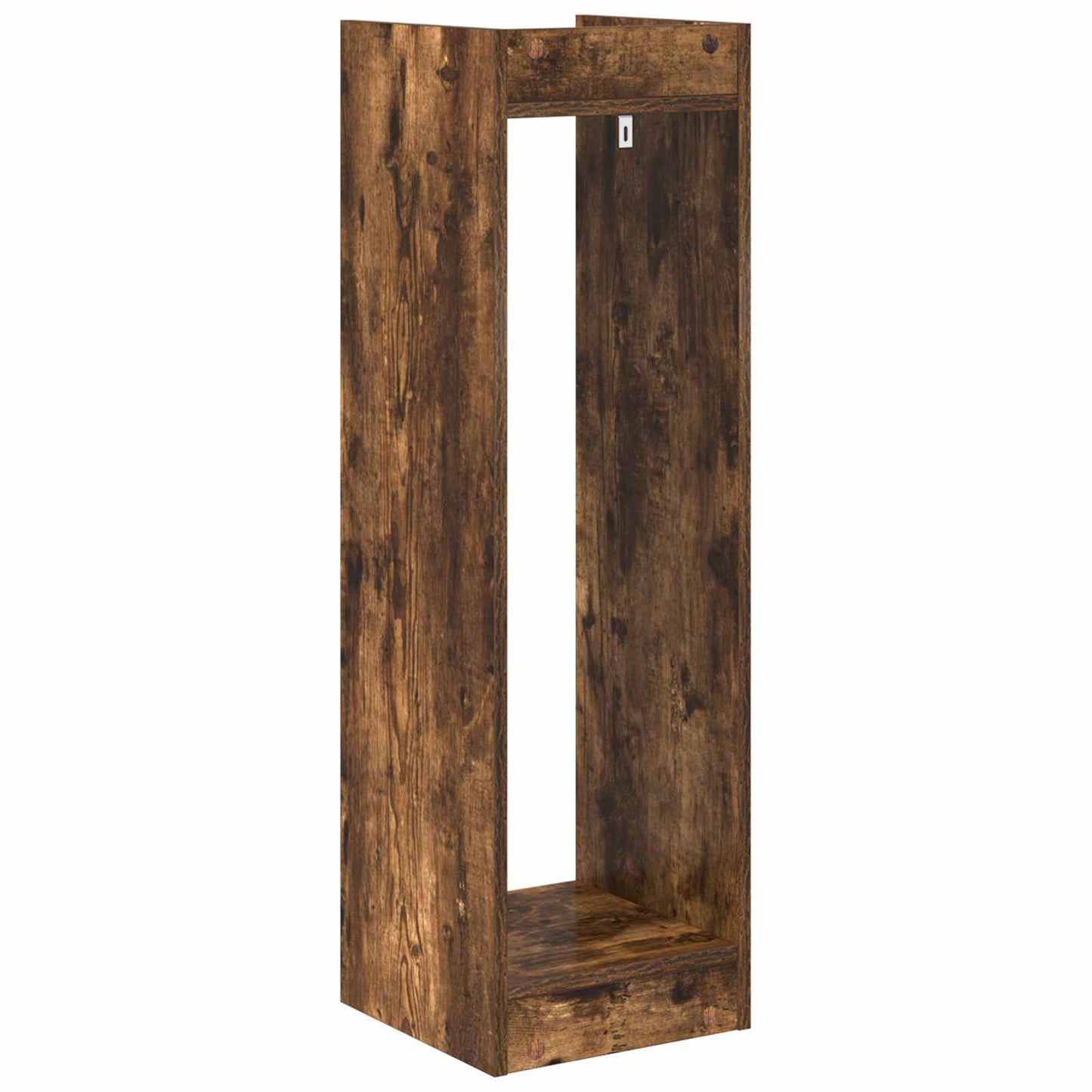 Növényállvány 2 db Füstölt Tölgy 30 x 30 x 100 cm Mérnöki fa