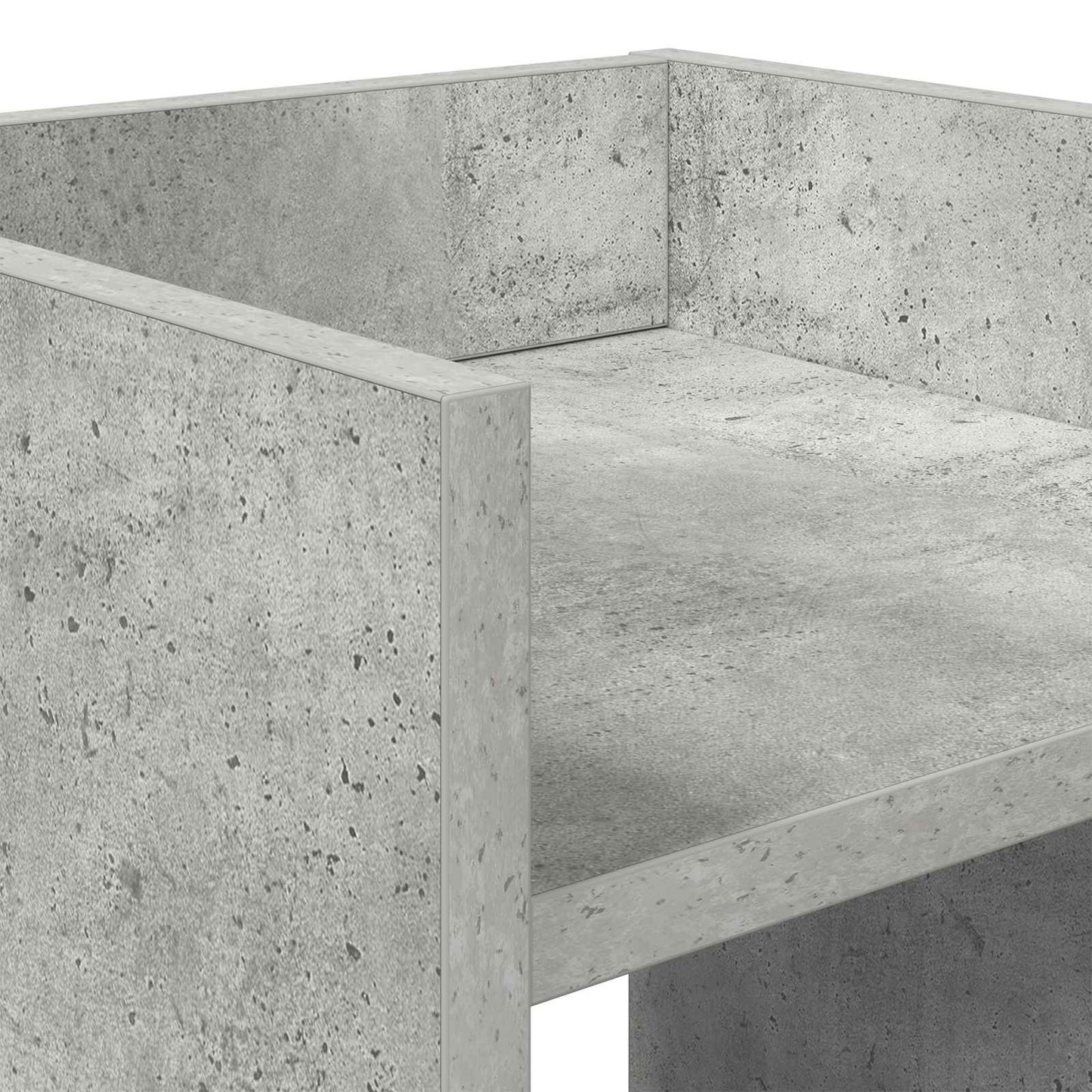 Növényállvány 2 db Beton Szürke 30 x 30 x 80 cm Mérnöki fa