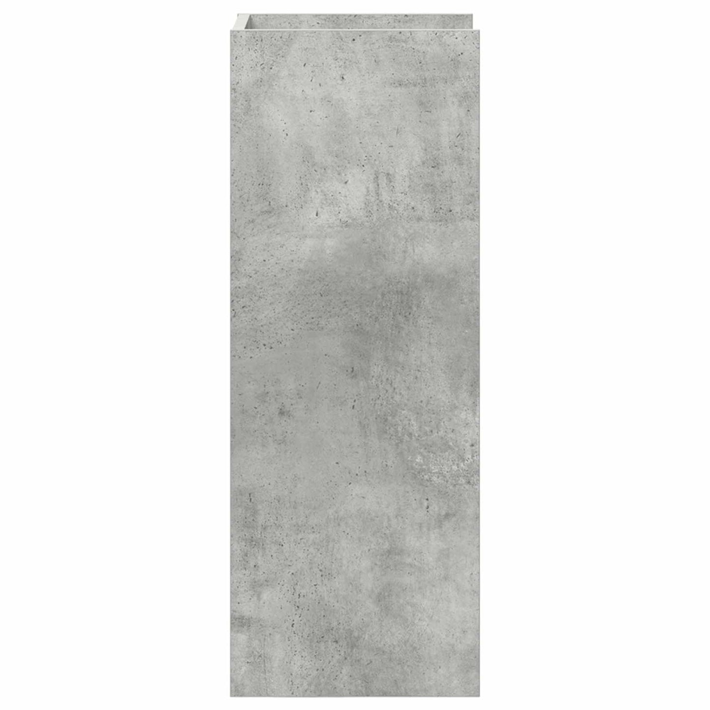 Növényállvány 2 db Beton Szürke 30 x 30 x 80 cm Mérnöki fa