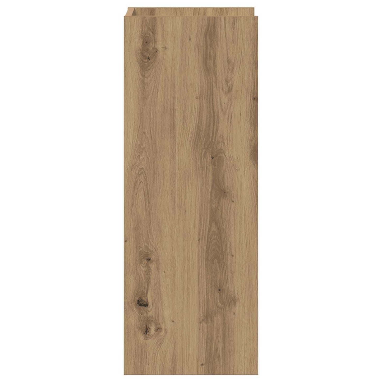 Növényállvány 2 db Kézműves Tölgy 30 x 30 x 80 cm Mérnöki fa