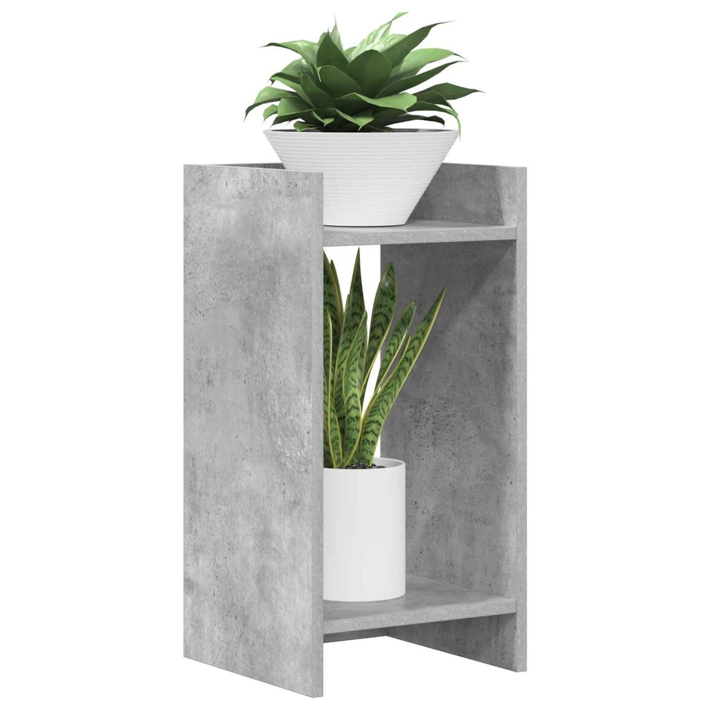 Növényállvány Beton Szürke 30 x 30 x 60 cm Mérnöki fa