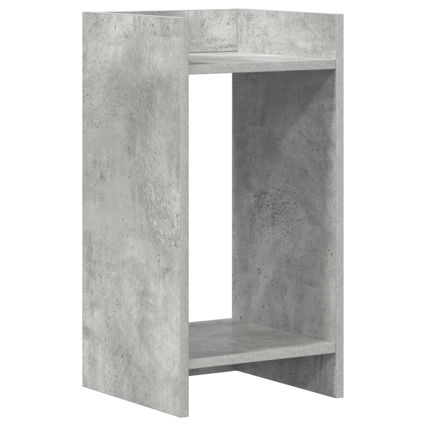 Növényállvány 2 db Beton Szürke 30 x 30 x 60 cm Mérnöki fa