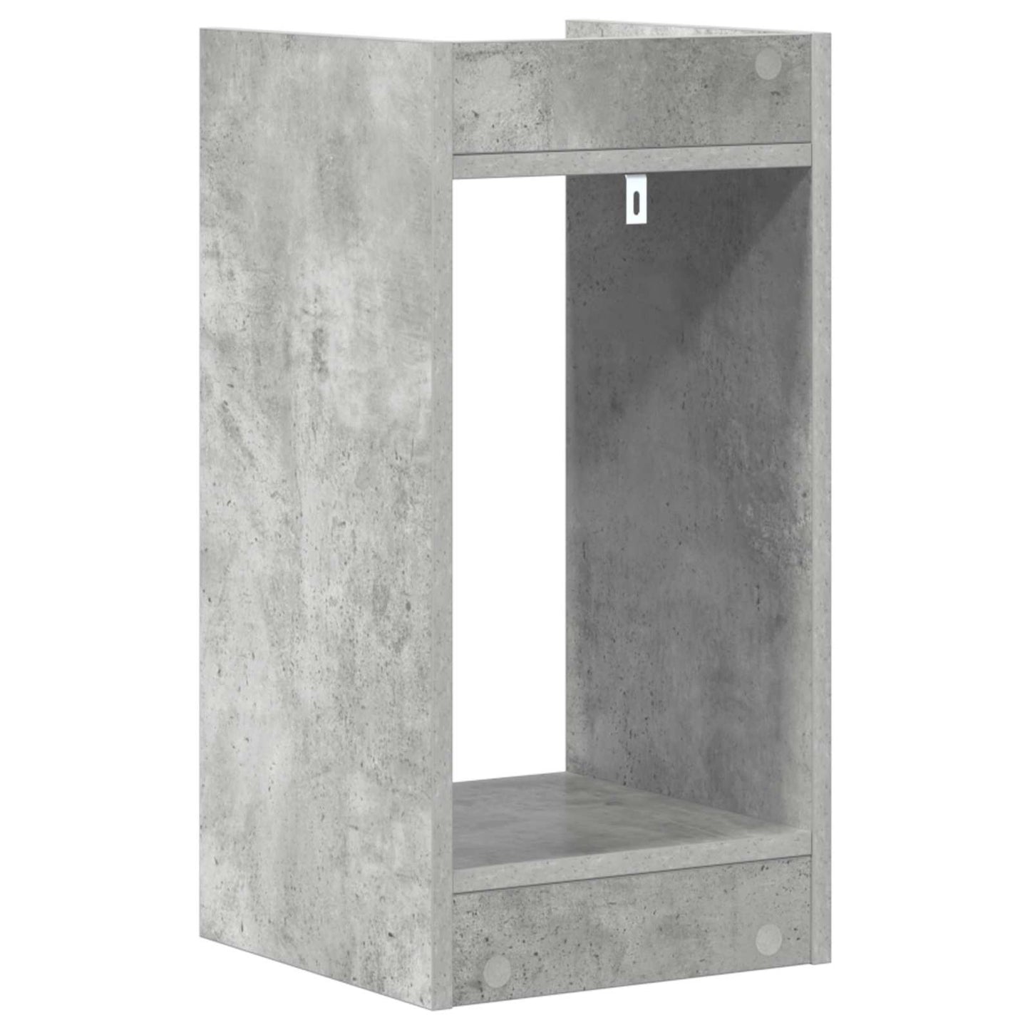 Növényállvány 2 db Beton Szürke 30 x 30 x 60 cm Mérnöki fa