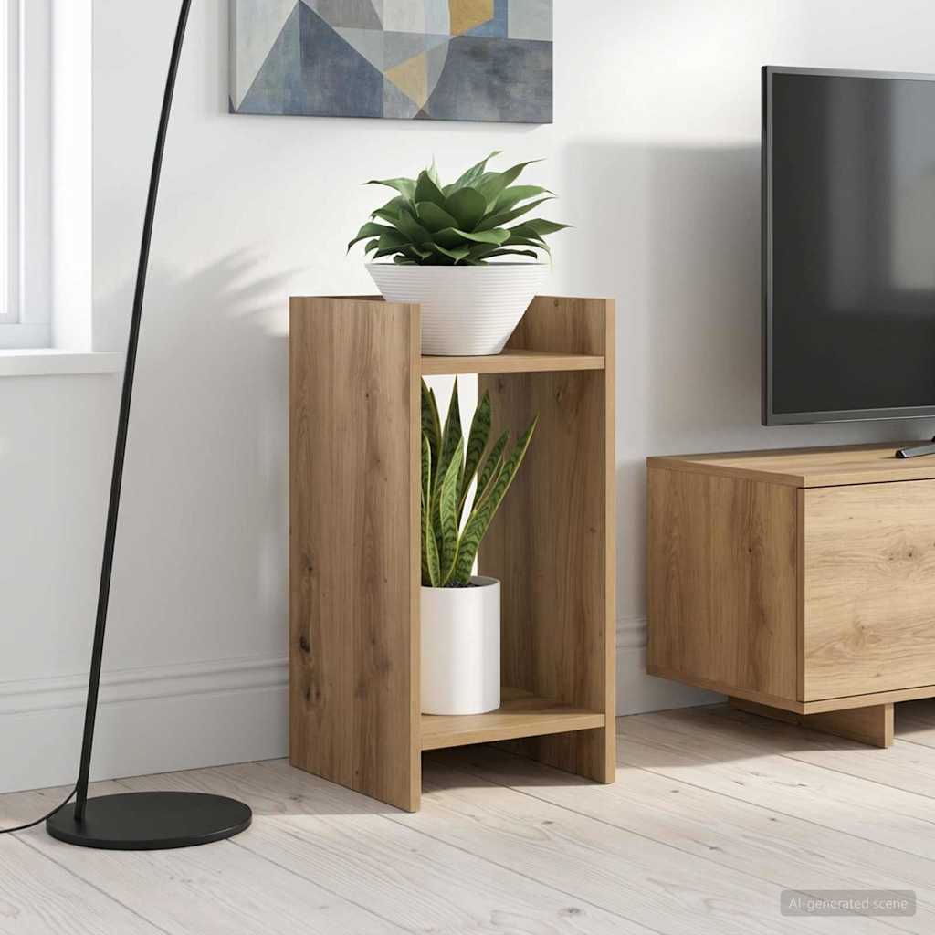 Növényállvány 2 db Kézműves Tölgy 30 x 30 x 60 cm Mérnöki fa