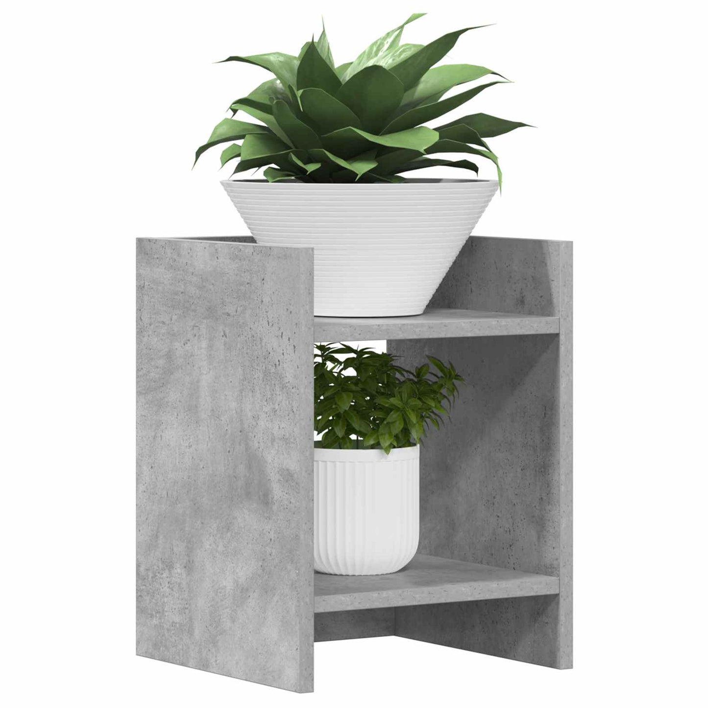 Növényállvány Beton Szürke 30 x 30 x 40 cm Mérnöki fa