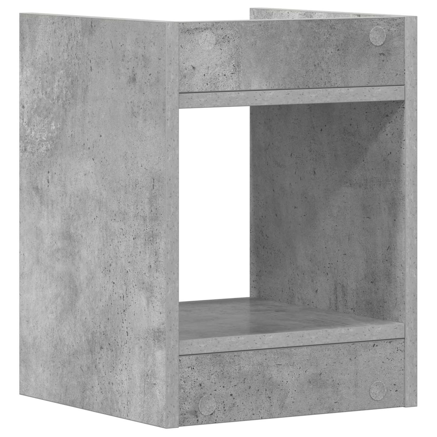 Növényállvány 2 db Beton Szürke 30 x 30 x 40 cm Mérnöki fa