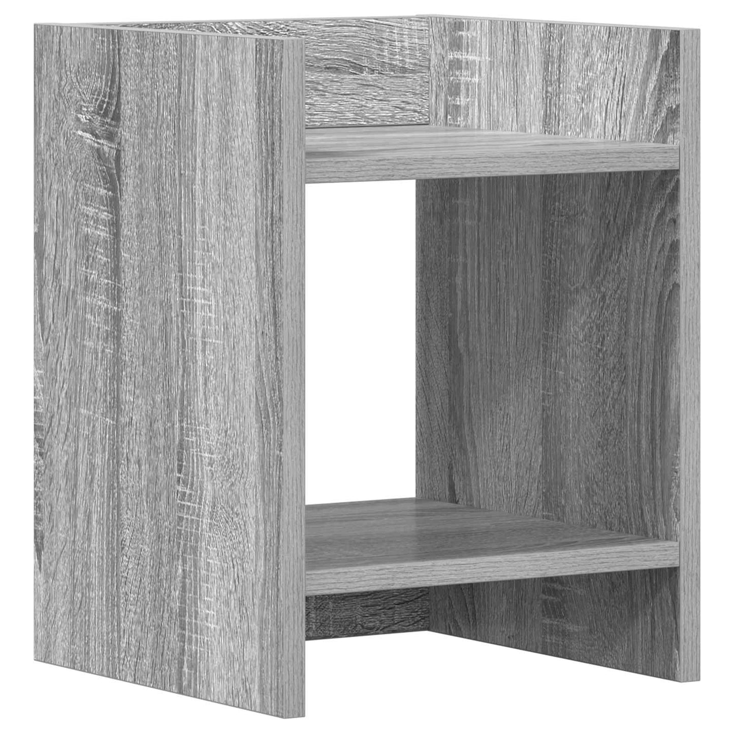 Növényállvány 2 pcs Szürke Sonoma 30 x 30 x 40 cm Mérnöki fa