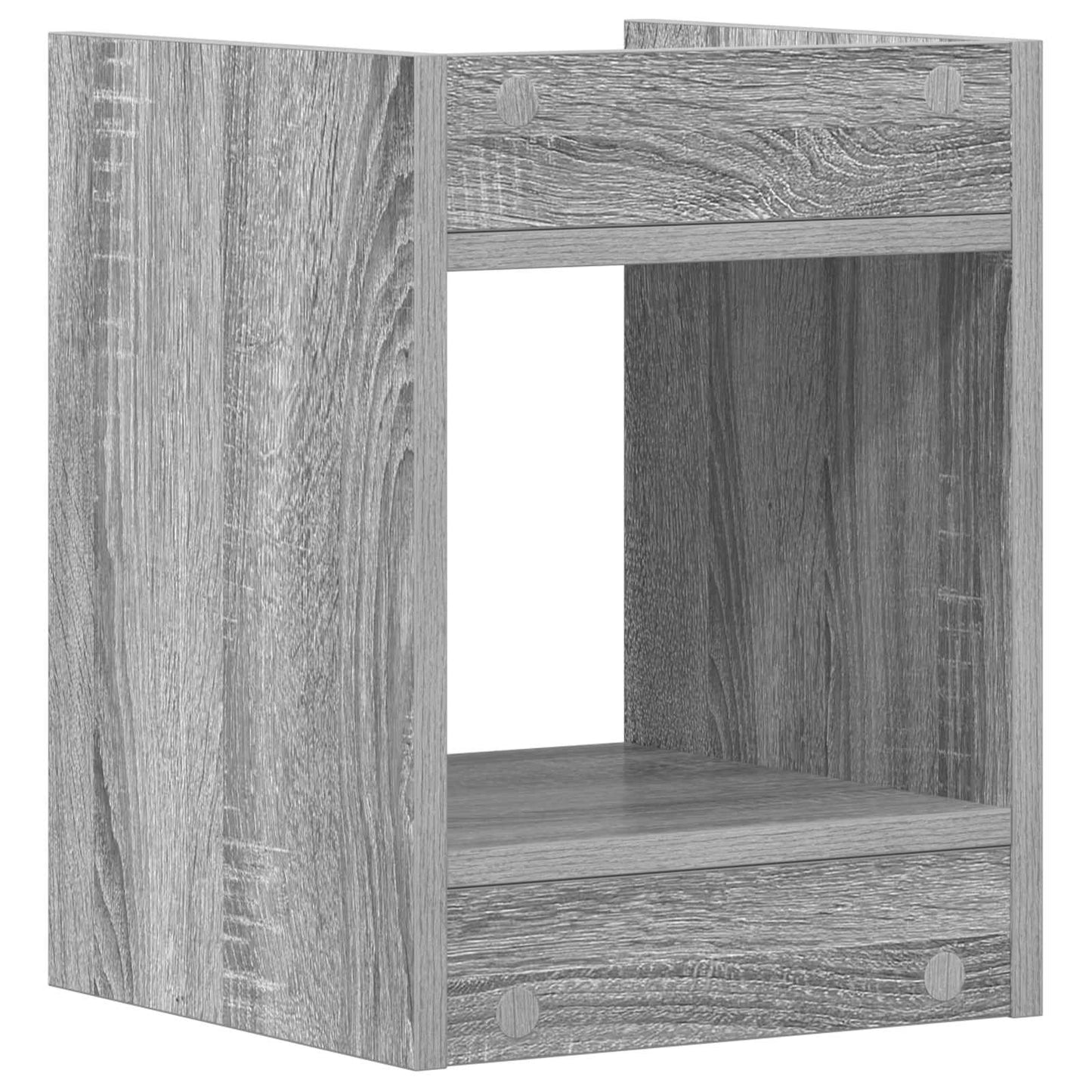Növényállvány 2 pcs Szürke Sonoma 30 x 30 x 40 cm Mérnöki fa
