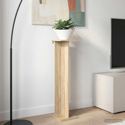 Növényállvány 2 pcs Sonoma tölgy 25 x 25,5 x 100,5 cm