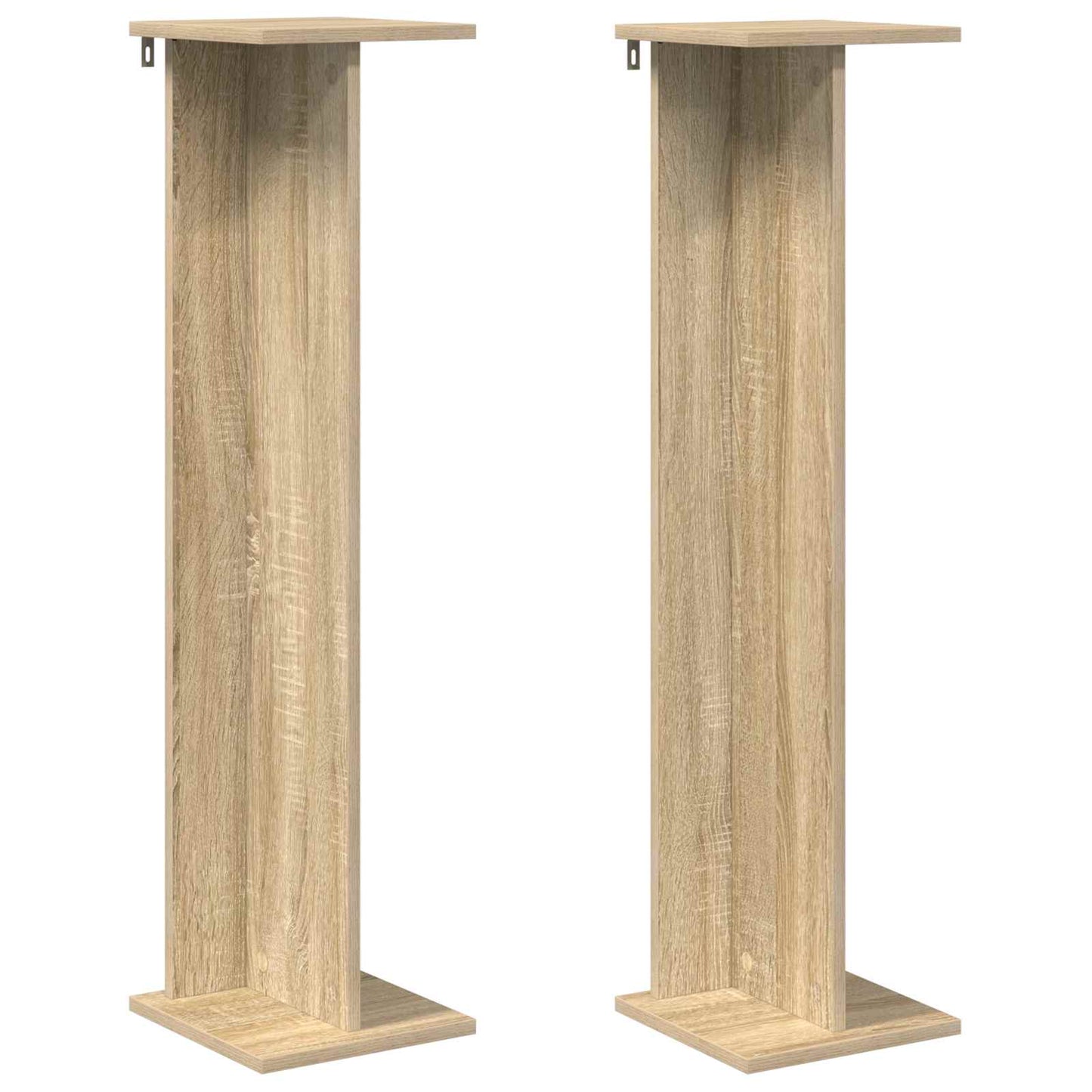 Növényállvány 2 db Sonoma tölgy 25 x 25,5 x 100,5 cm Mérnöki fa