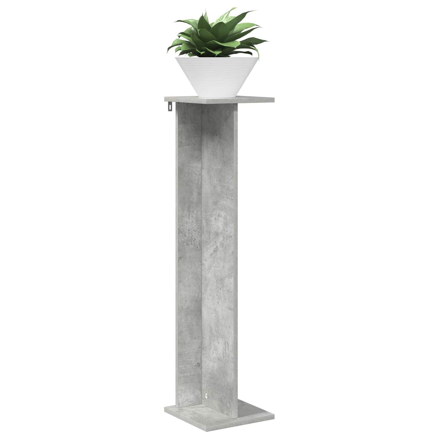 Növényállvány Beton Szürke 25 x 25,5 x 100,5 cm Mérnöki fa