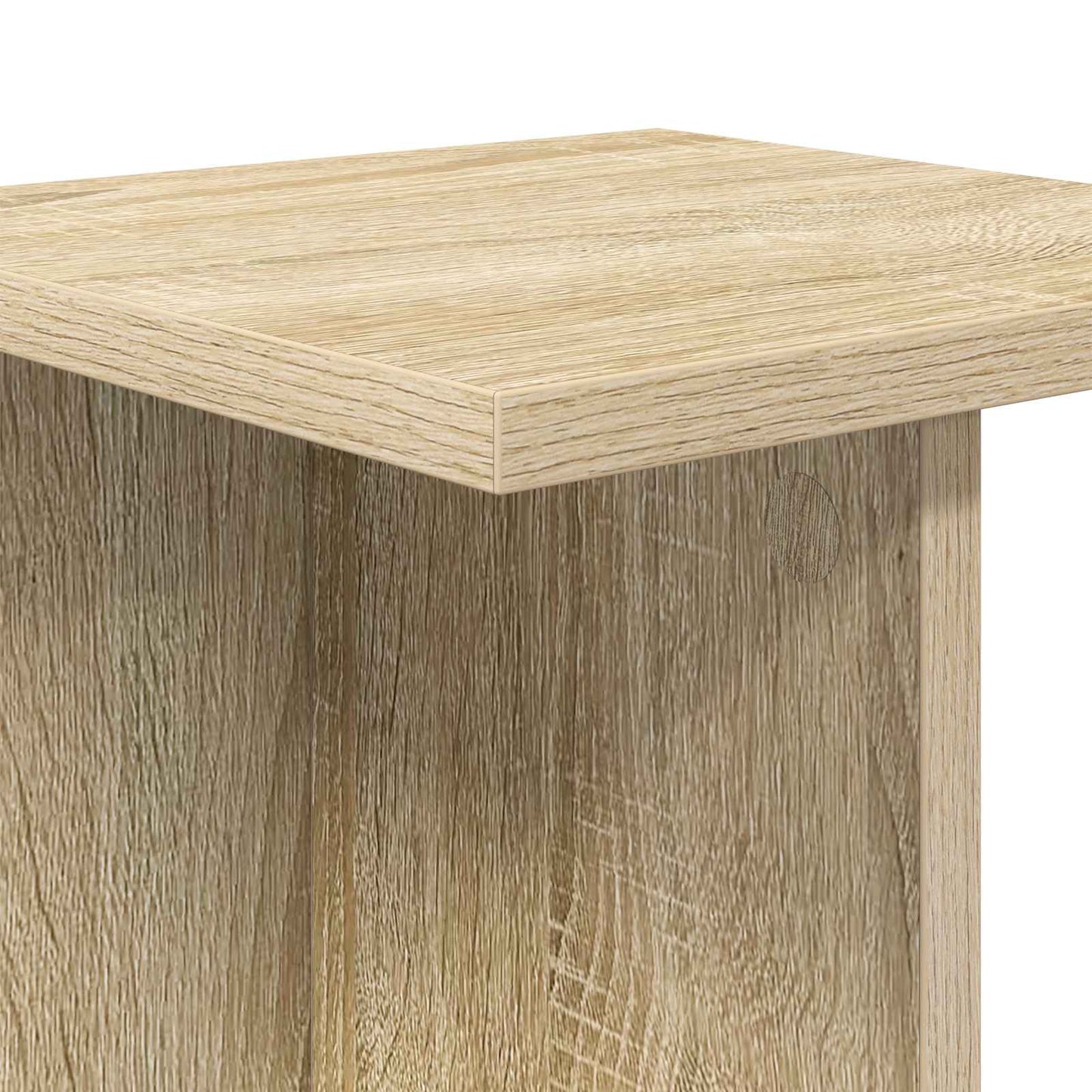 Növényállvány 2 db Sonoma tölgy 25 x 25,5 x 80,5 cm Mérnöki fa