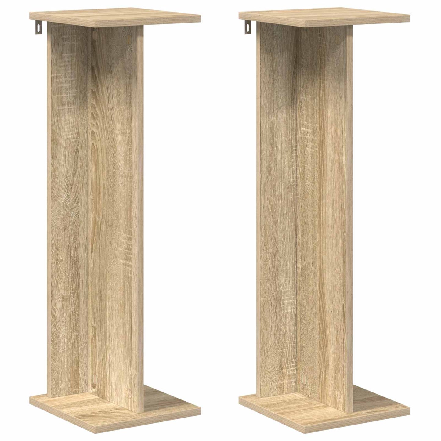 Növényállvány 2 db Sonoma tölgy 25 x 25,5 x 80,5 cm Mérnöki fa