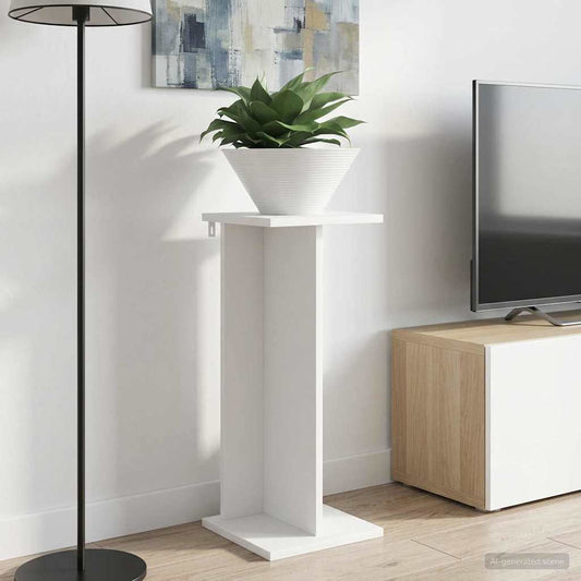 Növényállvány 2 pcs Fehér 25 x 25,5 x 60,5 cm Mérnöki fa
