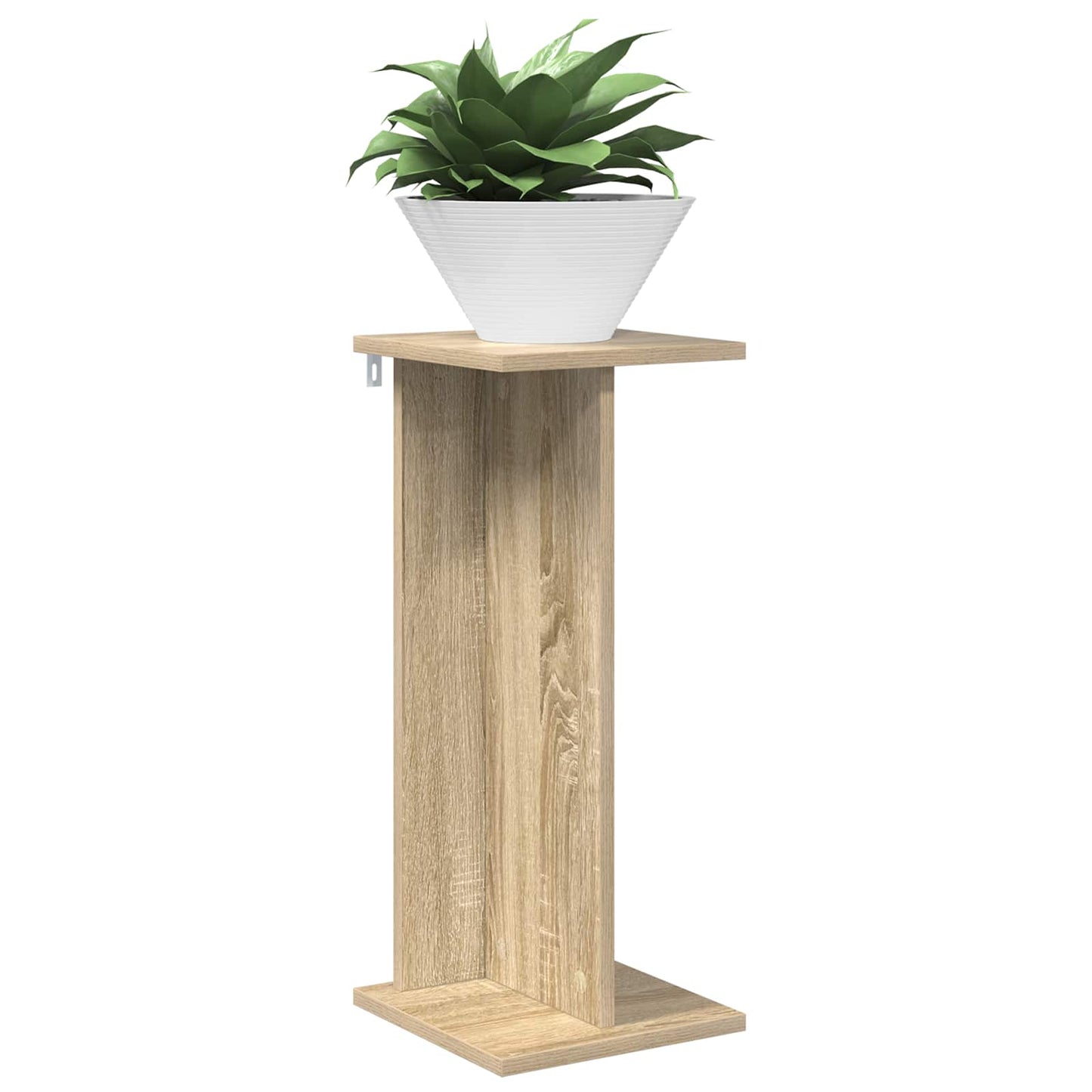 Növényállvány 2 db Sonoma tölgy 25 x 25,5 x 60,5 cm Mérnöki fa