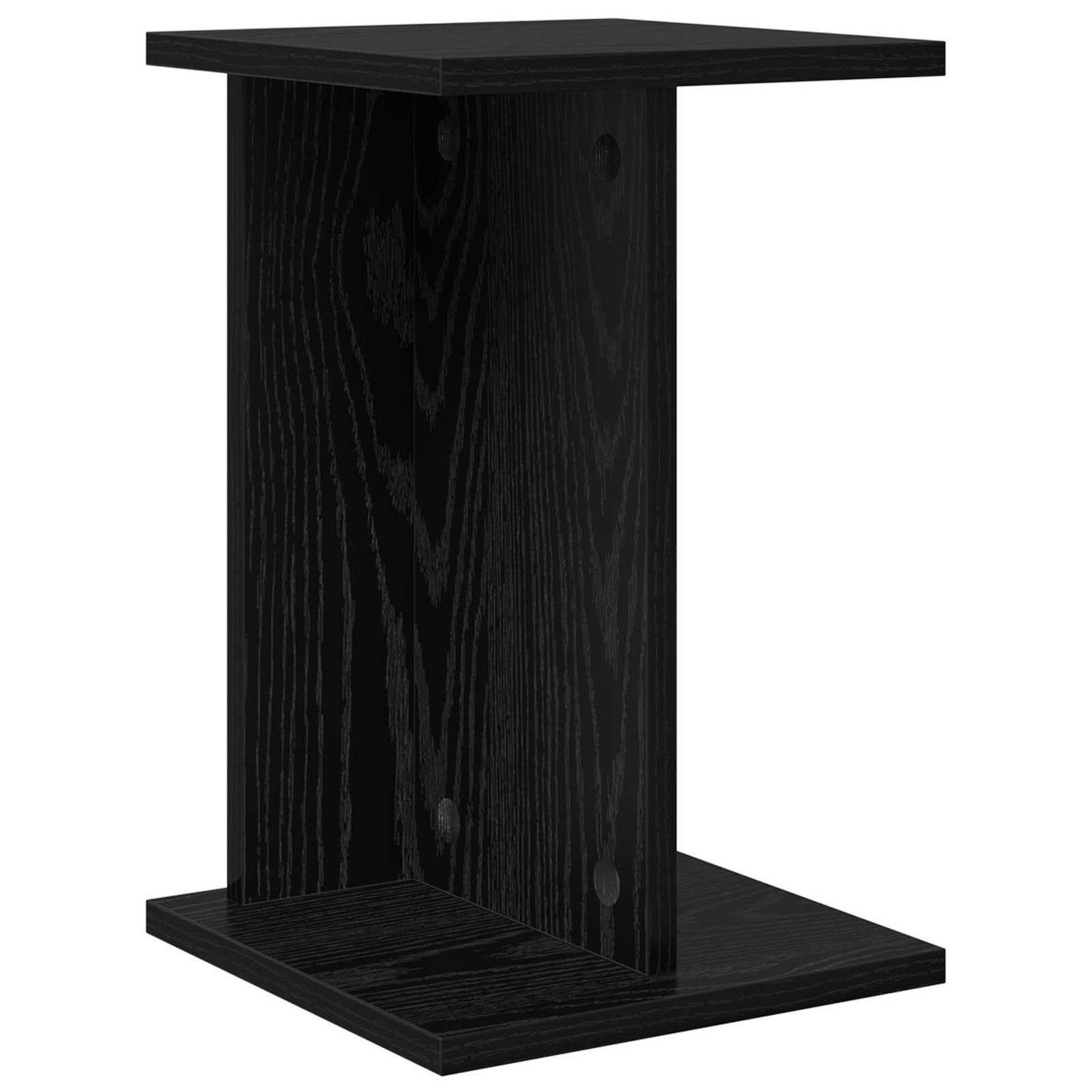 Növényállvány 2 pcs Fekete Tölgy 25 x 25,5 x 40,5 cm Mérnöki fa